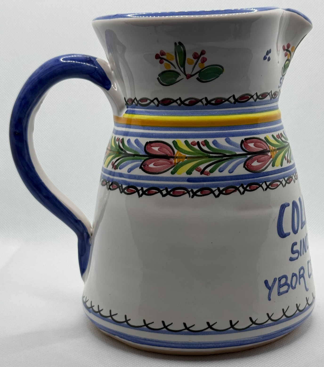 Columbia Restaurant Sangria Pitcher Ybor City Florida 1905 Hand Painted Spain