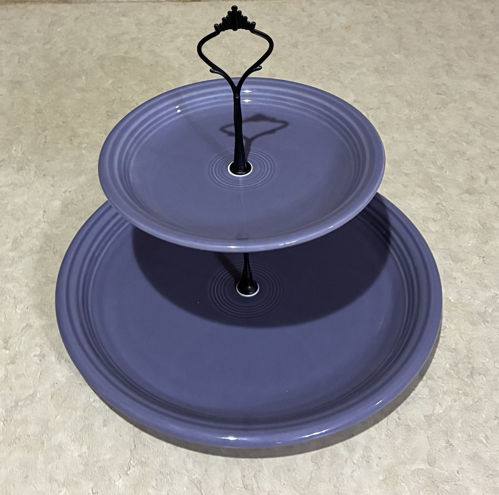 Fiesta Lavender 2 Tiered Serving Tray~2026 Color~New~Tidbit Tray