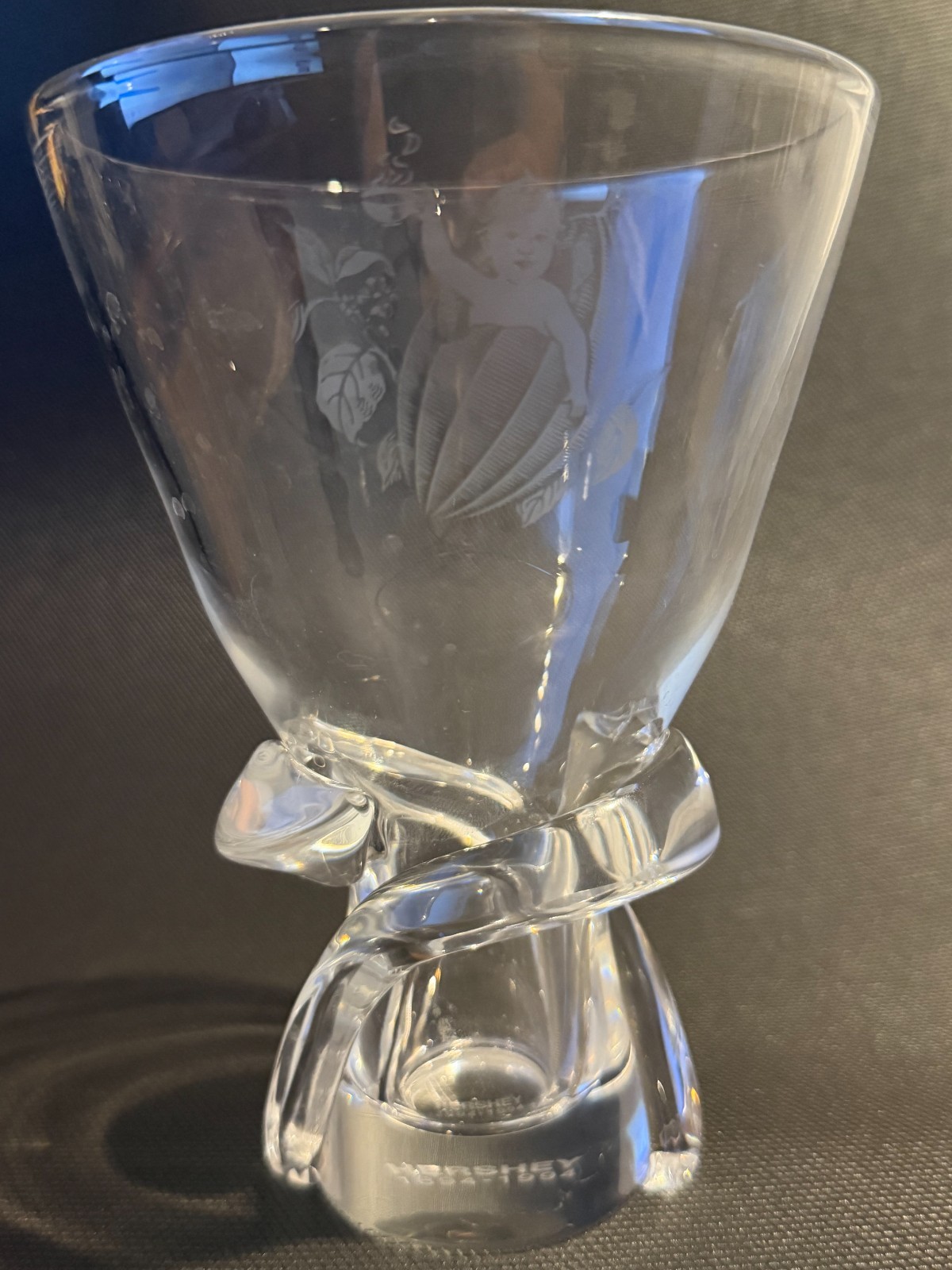 Steuben Crystal Hershey 1894-1994 Centennial Goblet