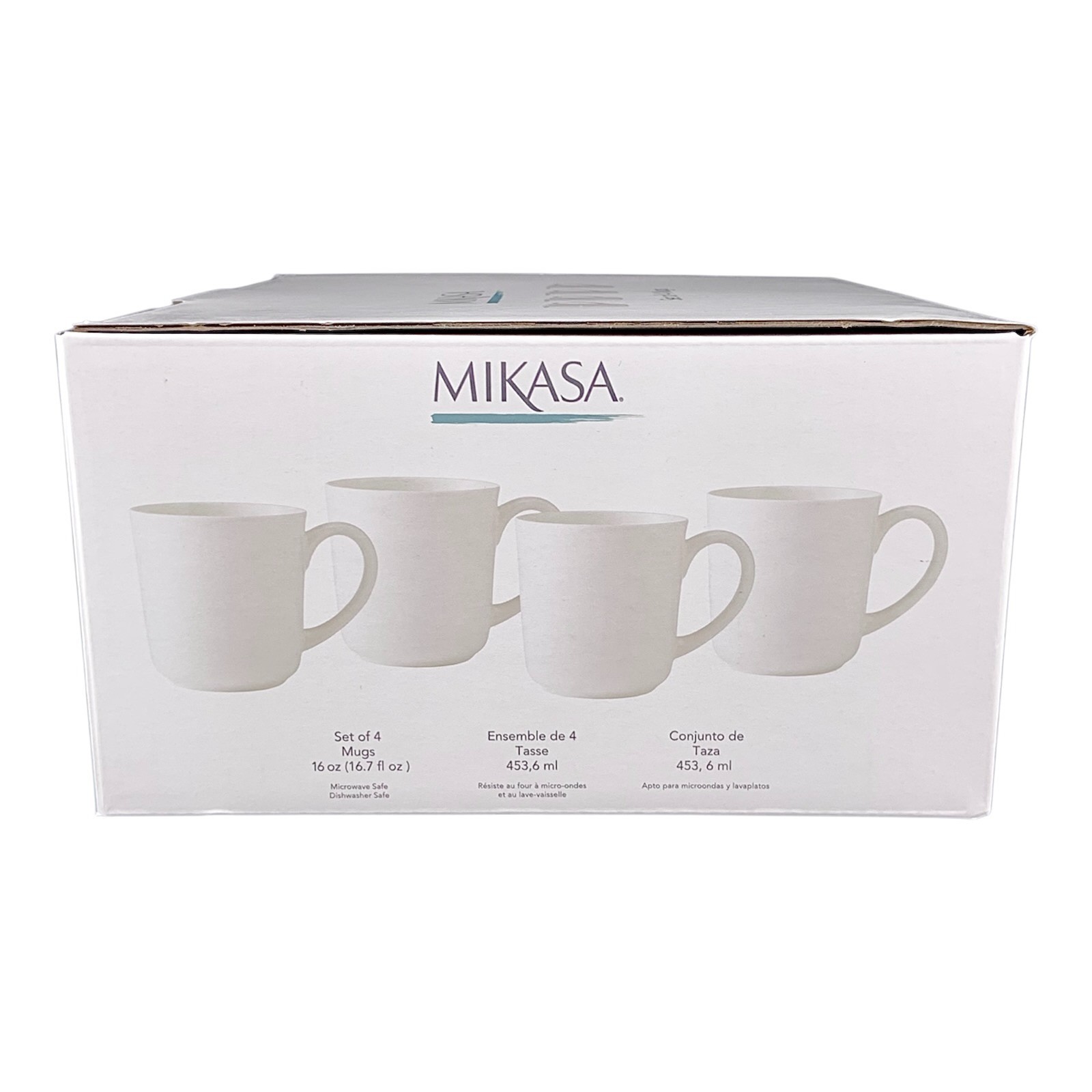 Mikasa Samantha Mugs – 4pc Bone China Coffee Tea Mug Set