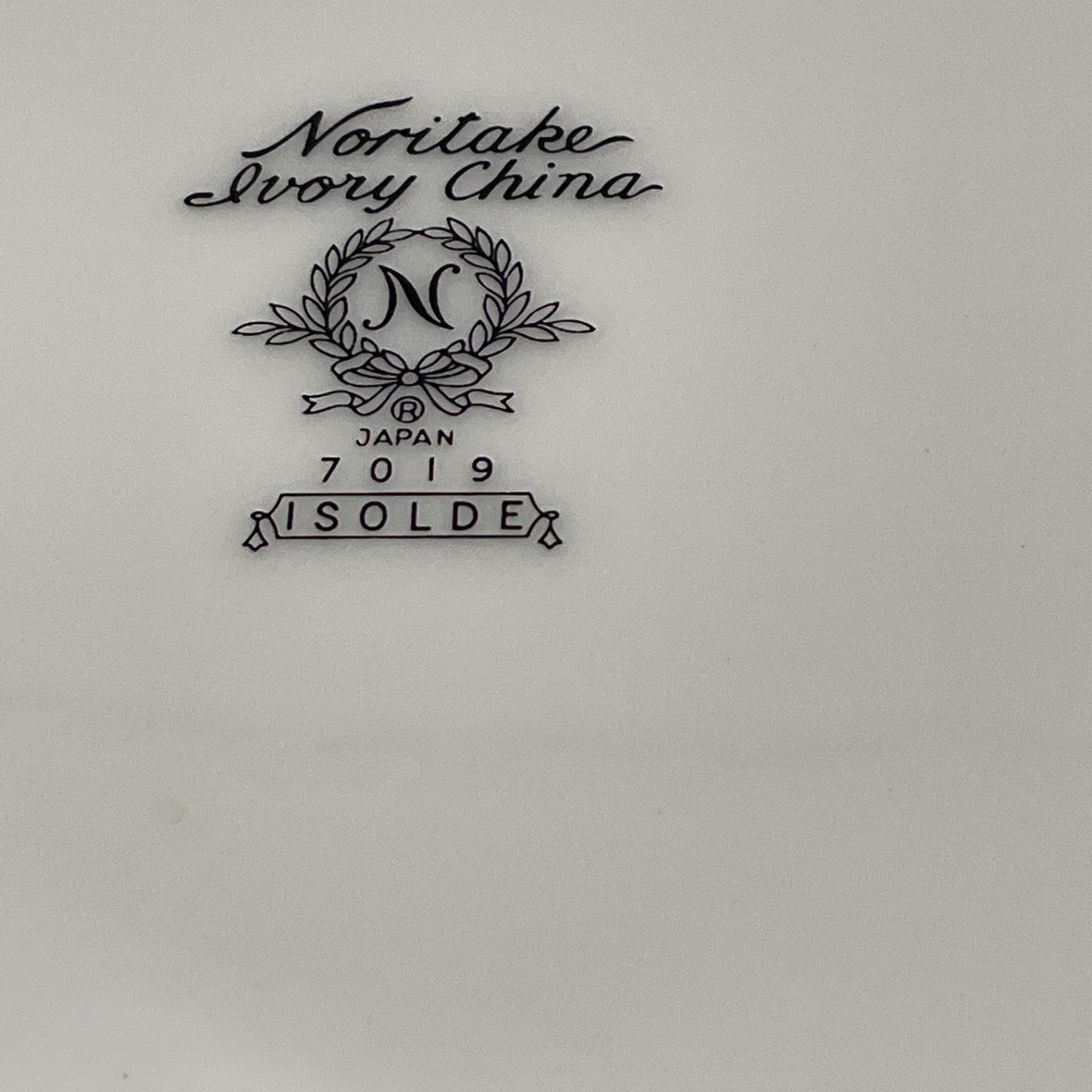 Noritake Ivory China Isolde Bread and Butter Plate 6.5in