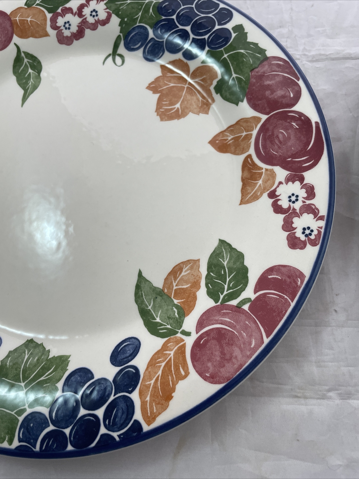 STAFFORDSHIRE TABLEWARE CHIANTI DINNER PLATE SET OF 2 – ENGLAND 8 1/2″