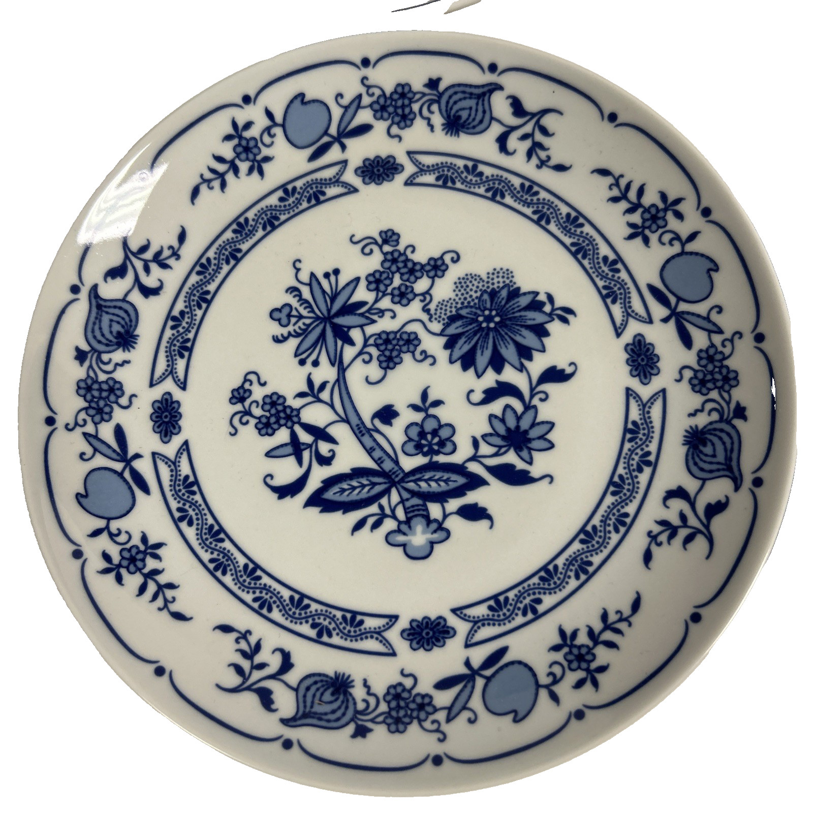 JLMENUA Echt Kobalt Blue Onion 7.5 inches Plate X 2 Plates
