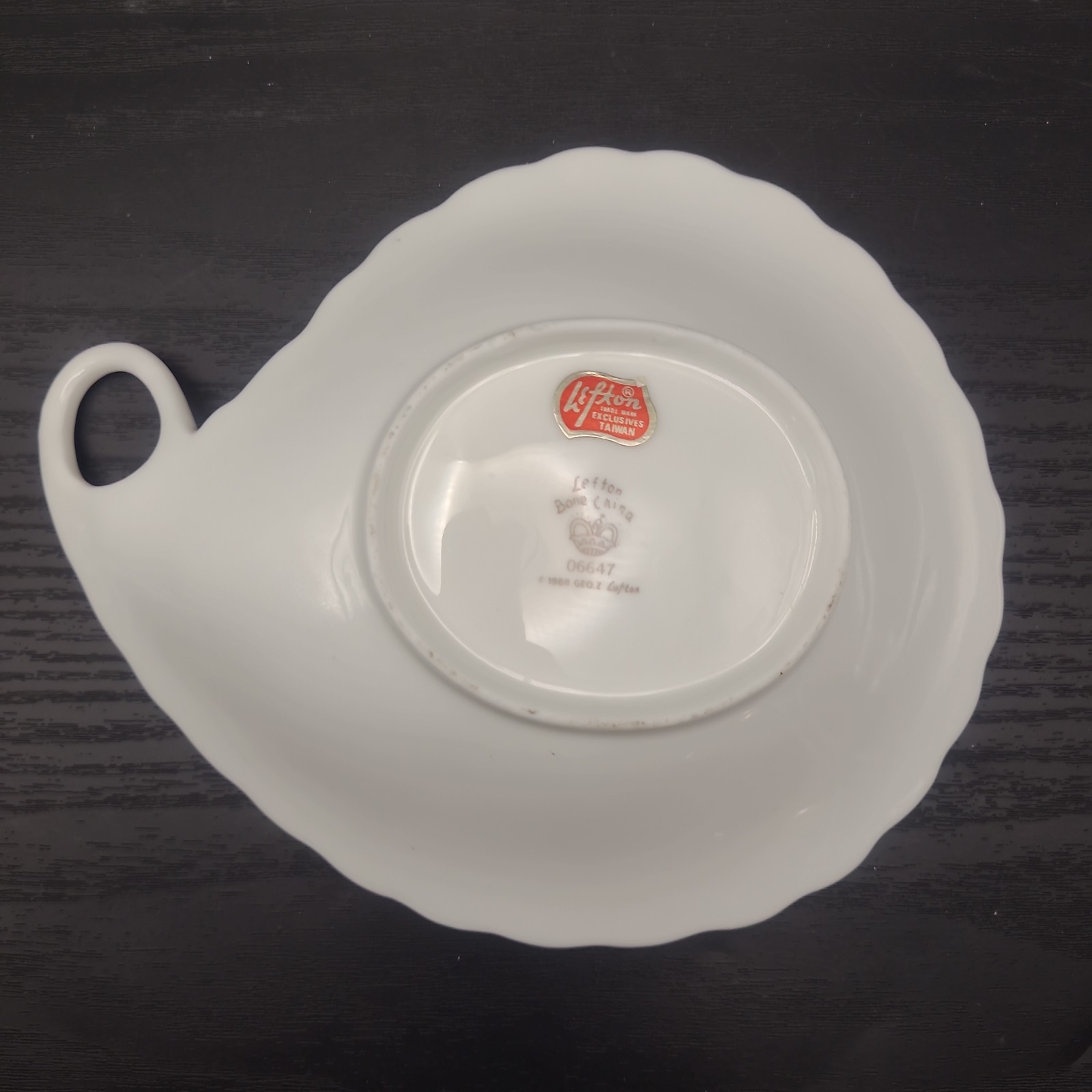 Vintage 1988 Lefton Bone China Red Cardinals & Holly Trinket Dish