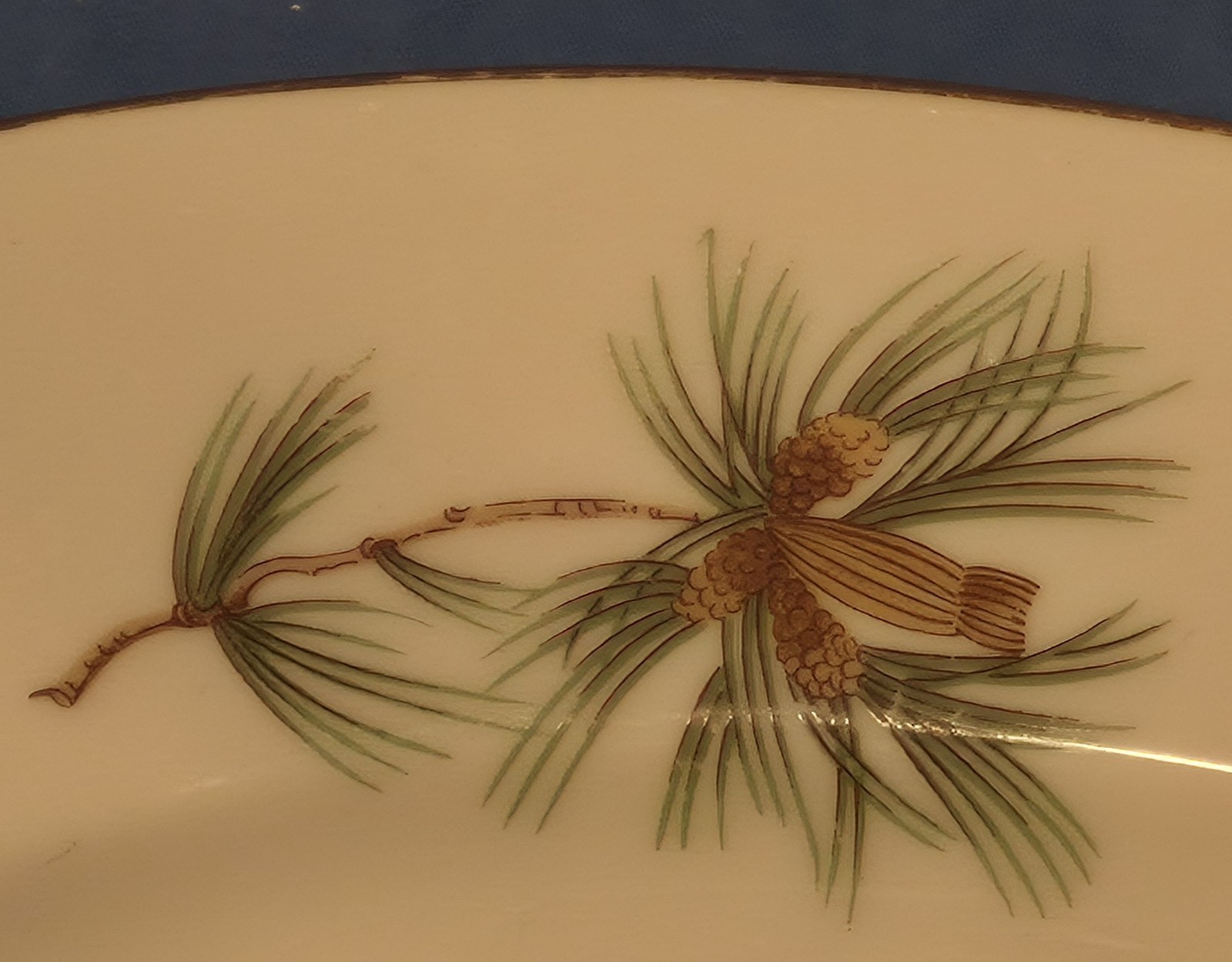 Rosenthal Aida PINE NEEDLE 12 3/4″ Serving Platter, Germany EUC