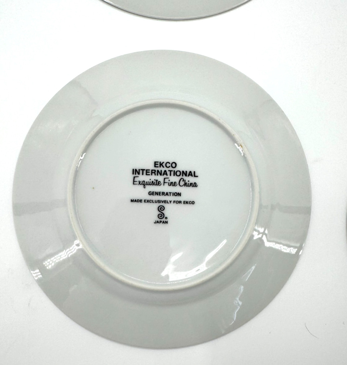 EKCO International 4 Salad Plates Generation VTG Japan Exquisite Fine China 7.5″