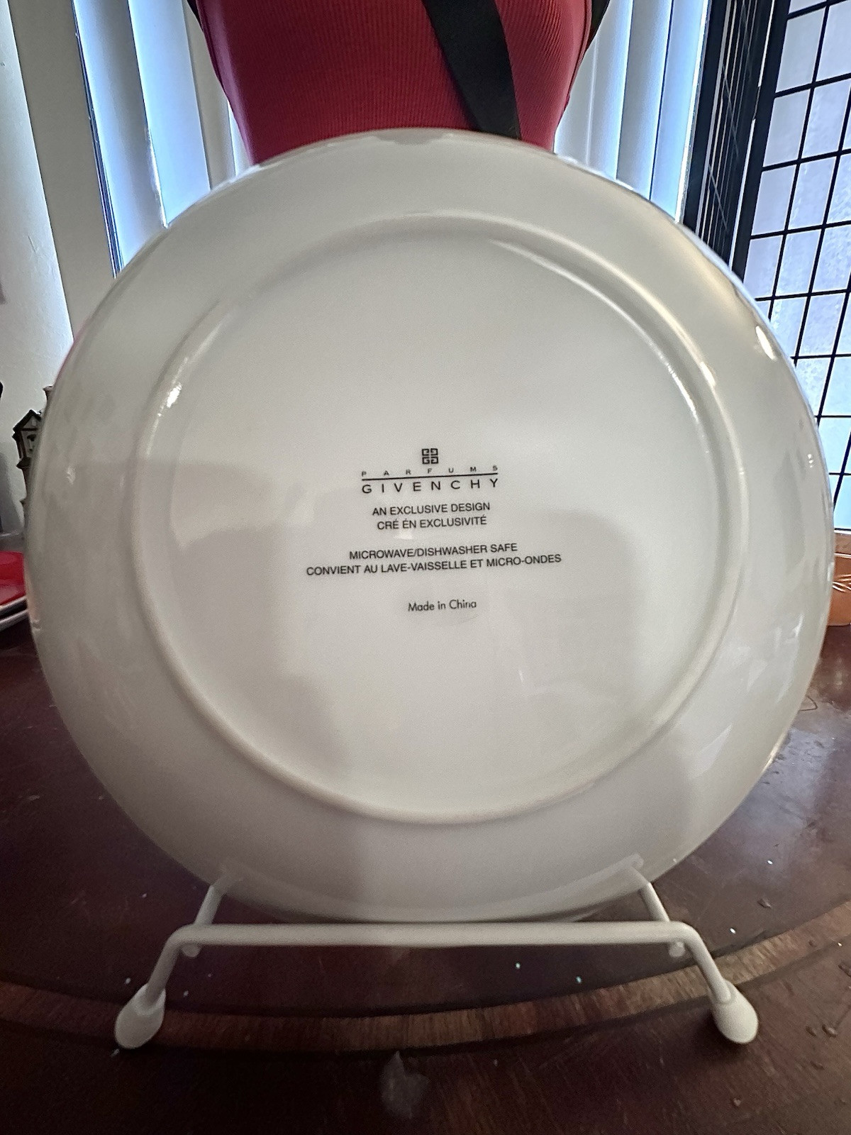 Four Piece Floral Decorated Givinchy Dinner Plates