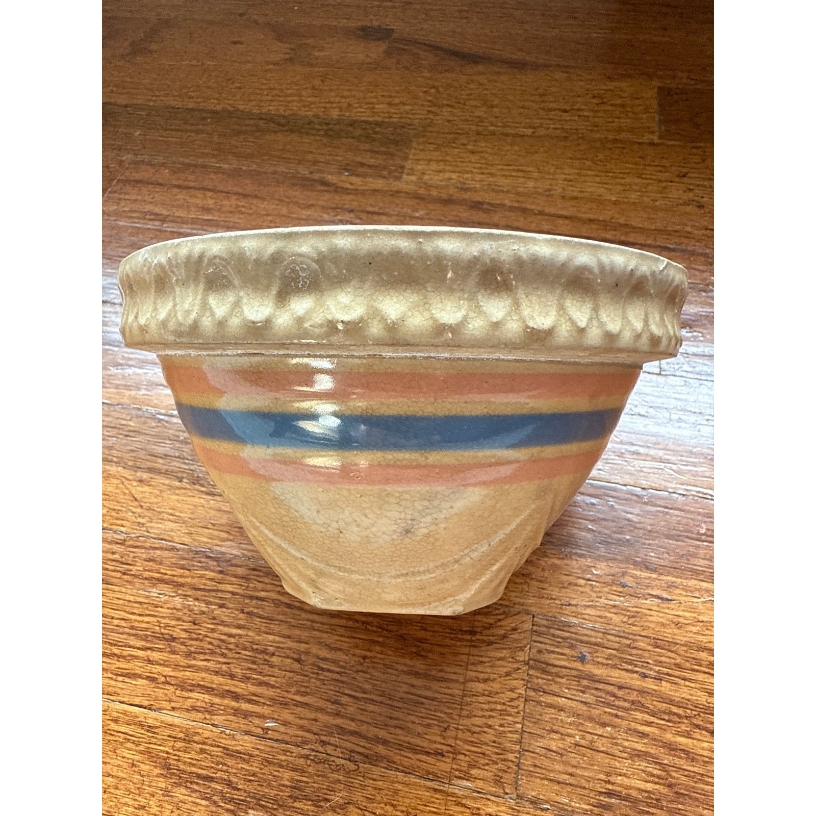 Vintage McCoy Pottery Mixing Bowl Kitchenware circa 1920s 6 1/2”