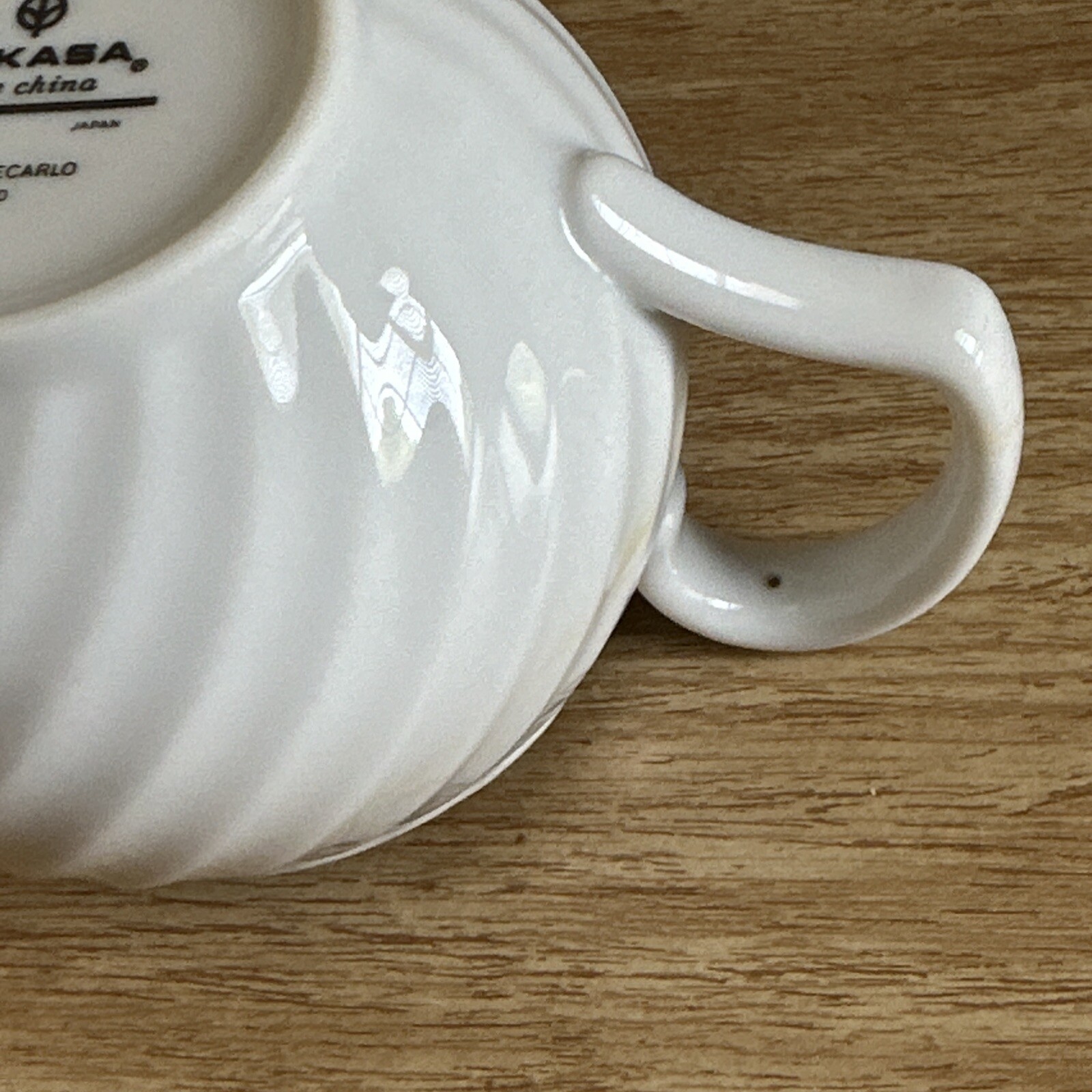 Mikasa Monte Carlo dainty Creamer 470 VTG Mikasa 1994-1997 JAPAN blue flowers
