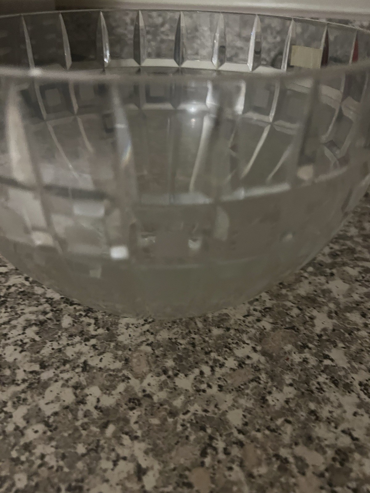 Marquis by Waterford Quadrata Clear Crystal Cut Glass Bowl 8″ Poland MPN108280