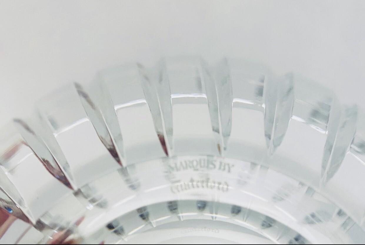 Vintage Marquis by Waterford Crystal Quadrata 7.5” Bowl.