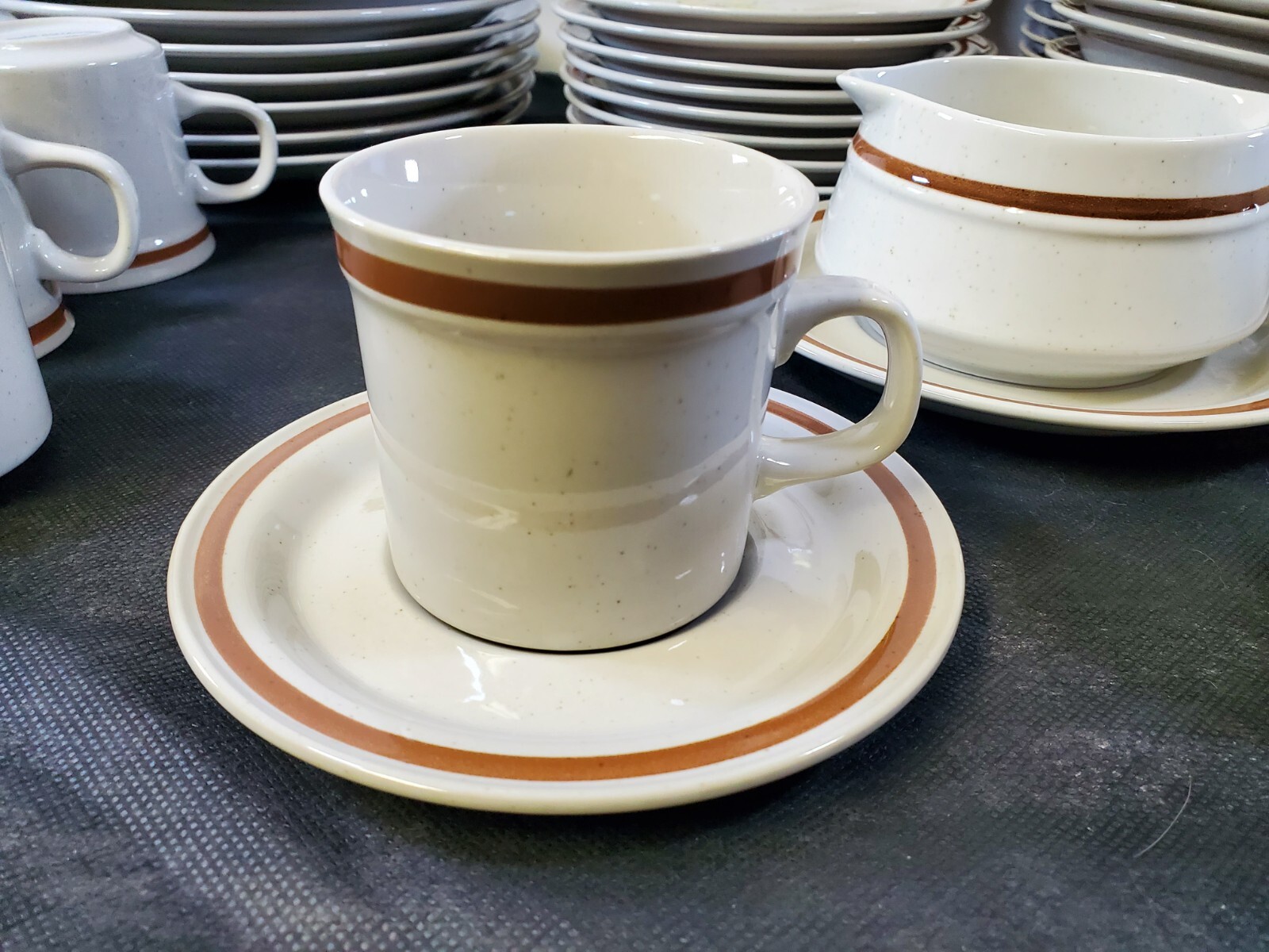 VTGE Autumn Collection Stoneware Wheat Flower Dinnerware SOLD BY THE PIECE