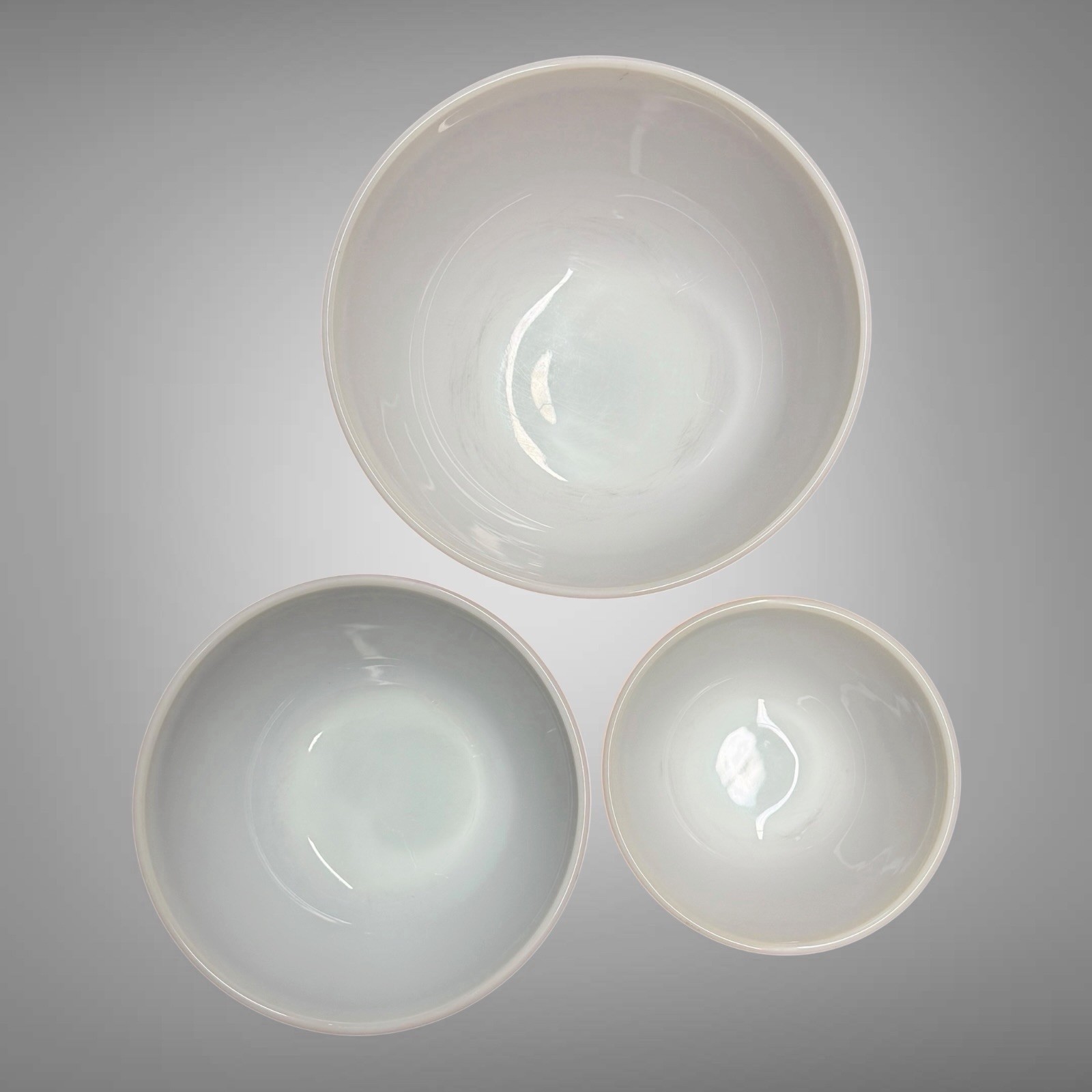 Vintage Pyrex Autumn Harvest Wheat Mixing Nesting Bowls Set of Three 401 402 403