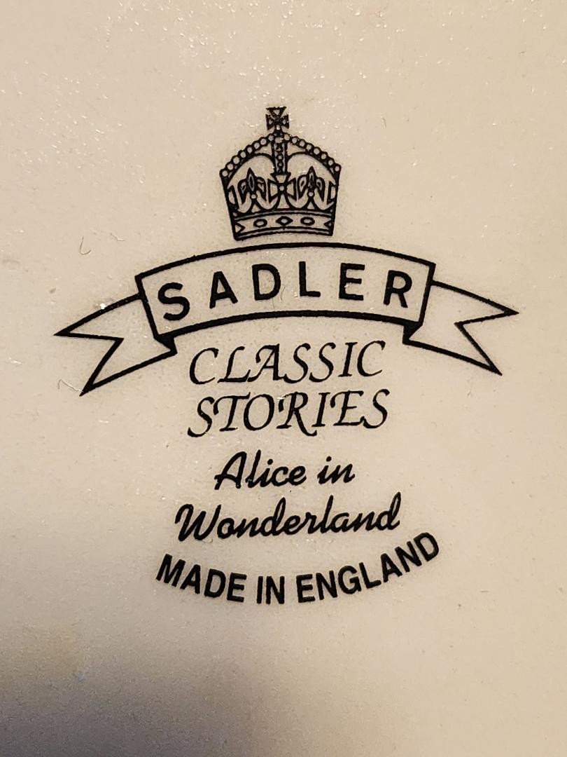 Vintage Porcelain James Sadler Alice in Wonderland Teapot