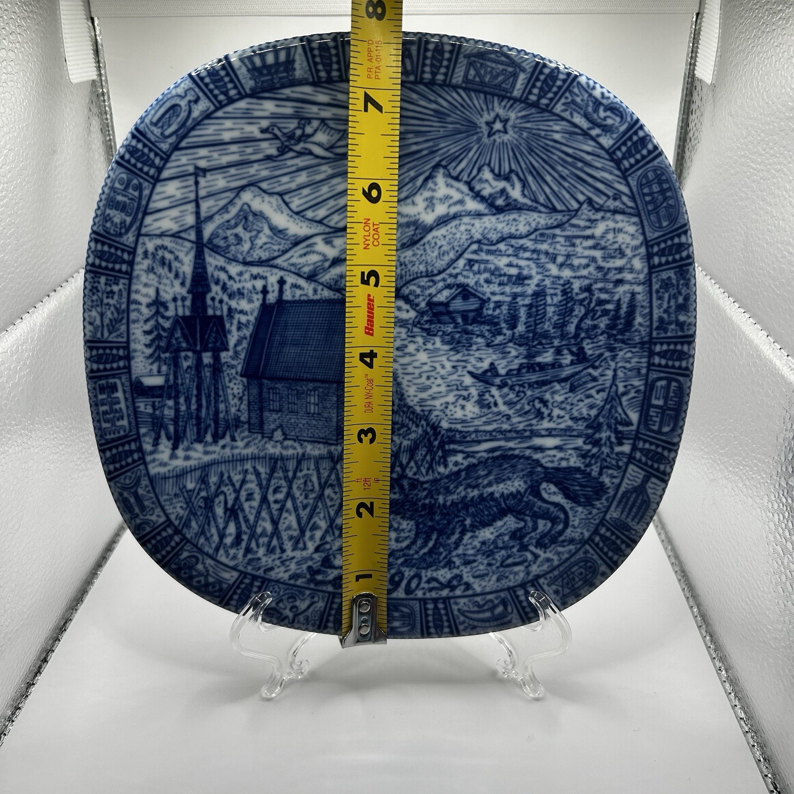 Gunnar Nylund Rörstrand Sweden Vintage Wall Plates Set Of 5 90’ 89’ 88’ 87’ 84’