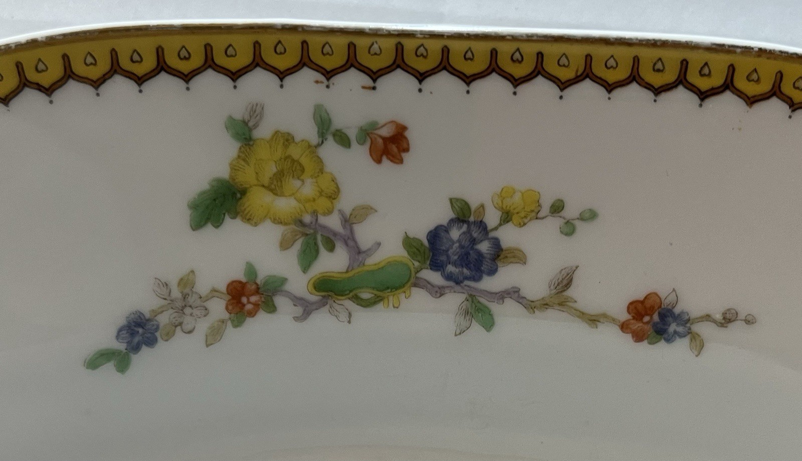 Vintage Theodore Haviland Limoges Eden Platter Oval 15.5×12 Art Deco 1920s Birds