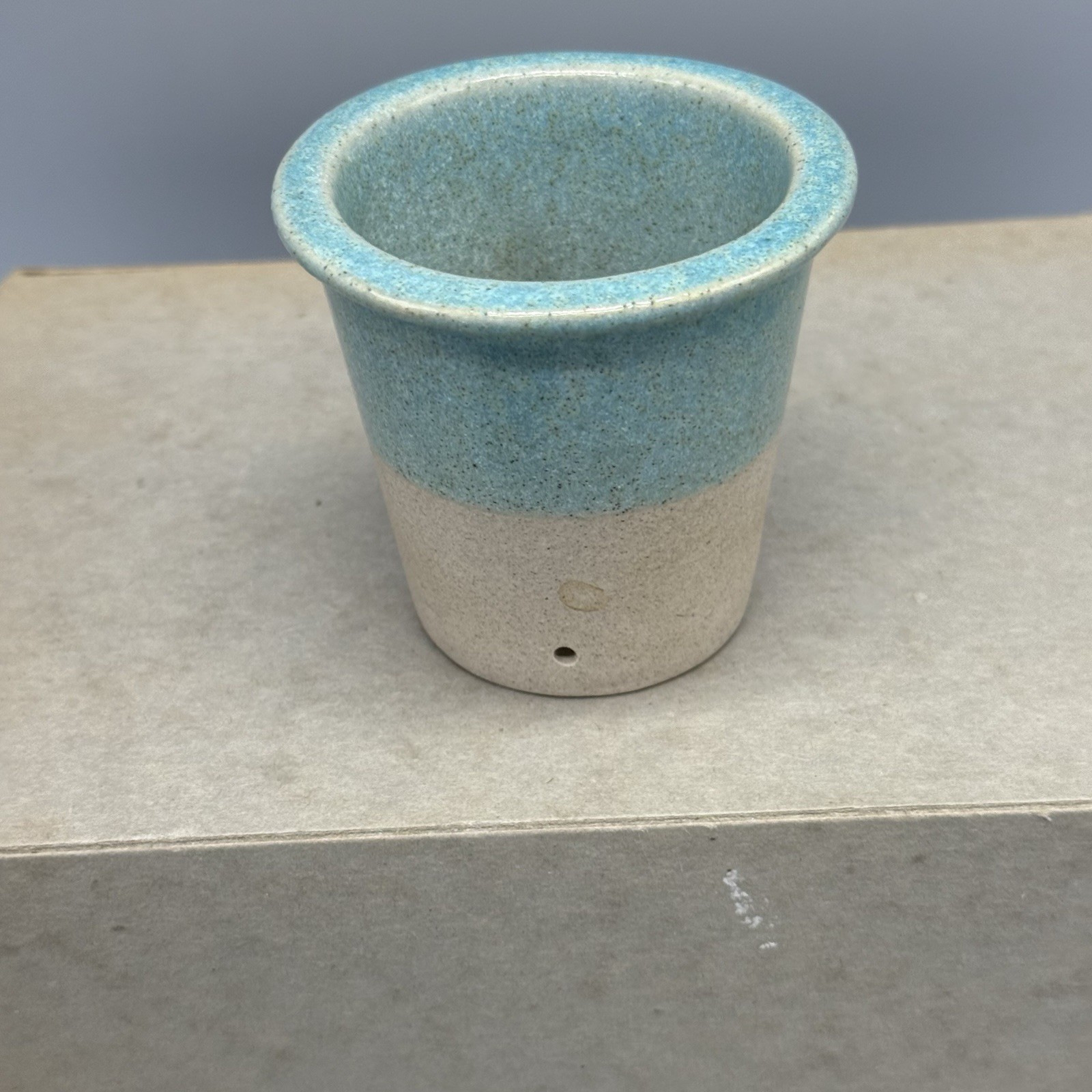 Glidden Pottery Teapot Tea Infuser Marked 607 Turquoise Alfred New York