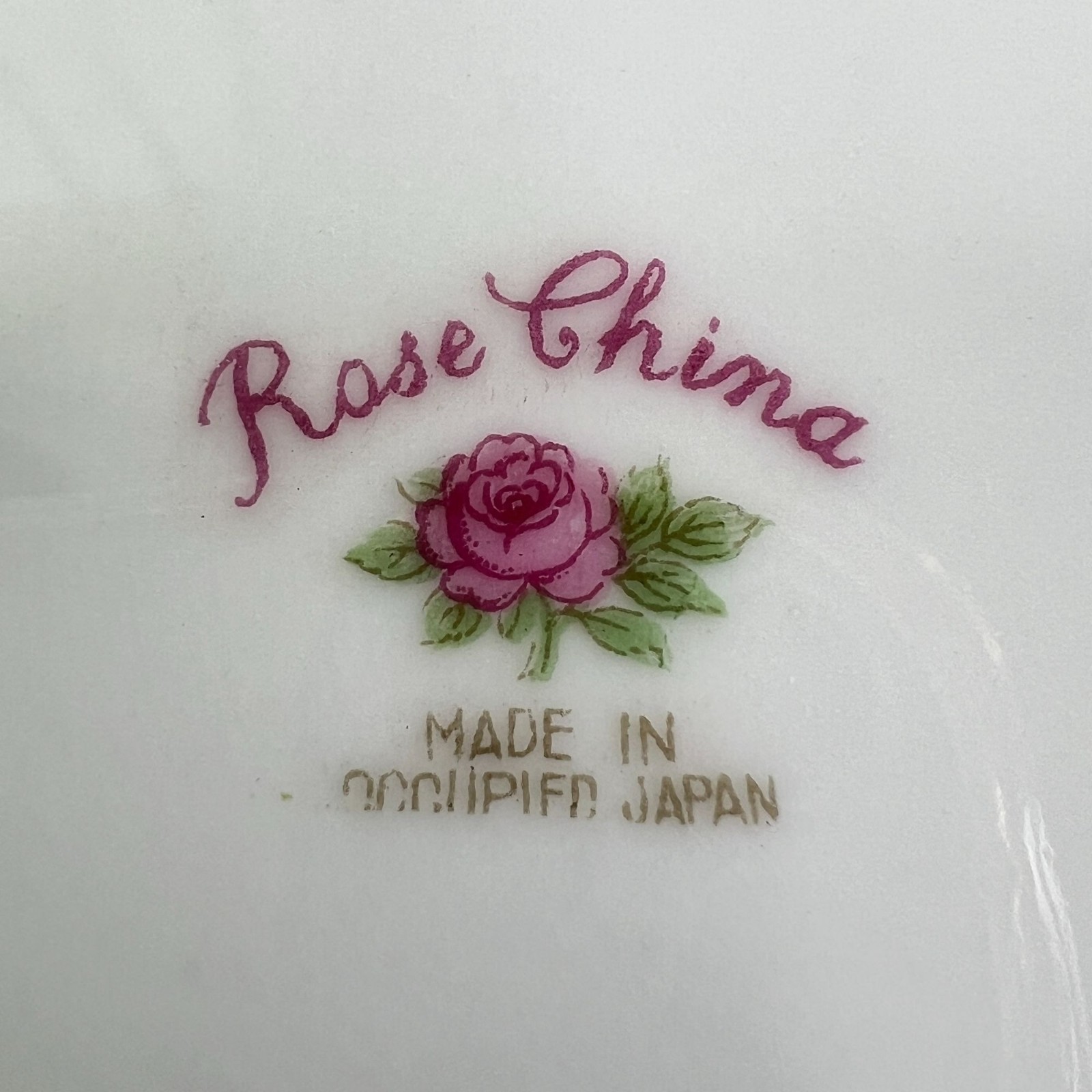 Vintage Rose China Berry Fruit Bowls Set Of 5 Occupied Japan 5.5″ Elegant Dining