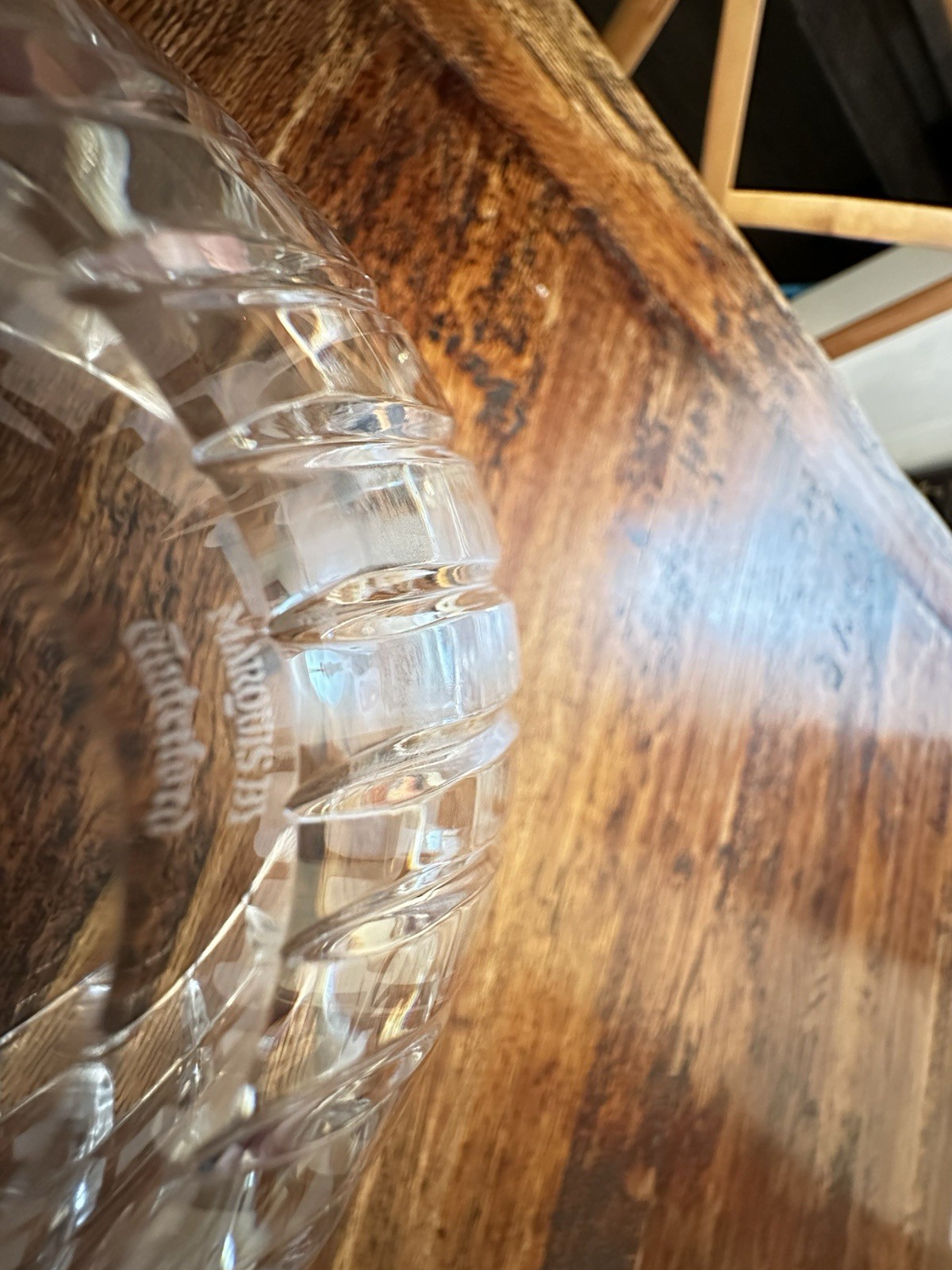 Vintage Marquis Waterford Crystal Quadrata Large Bowl (7.5” Diameter)