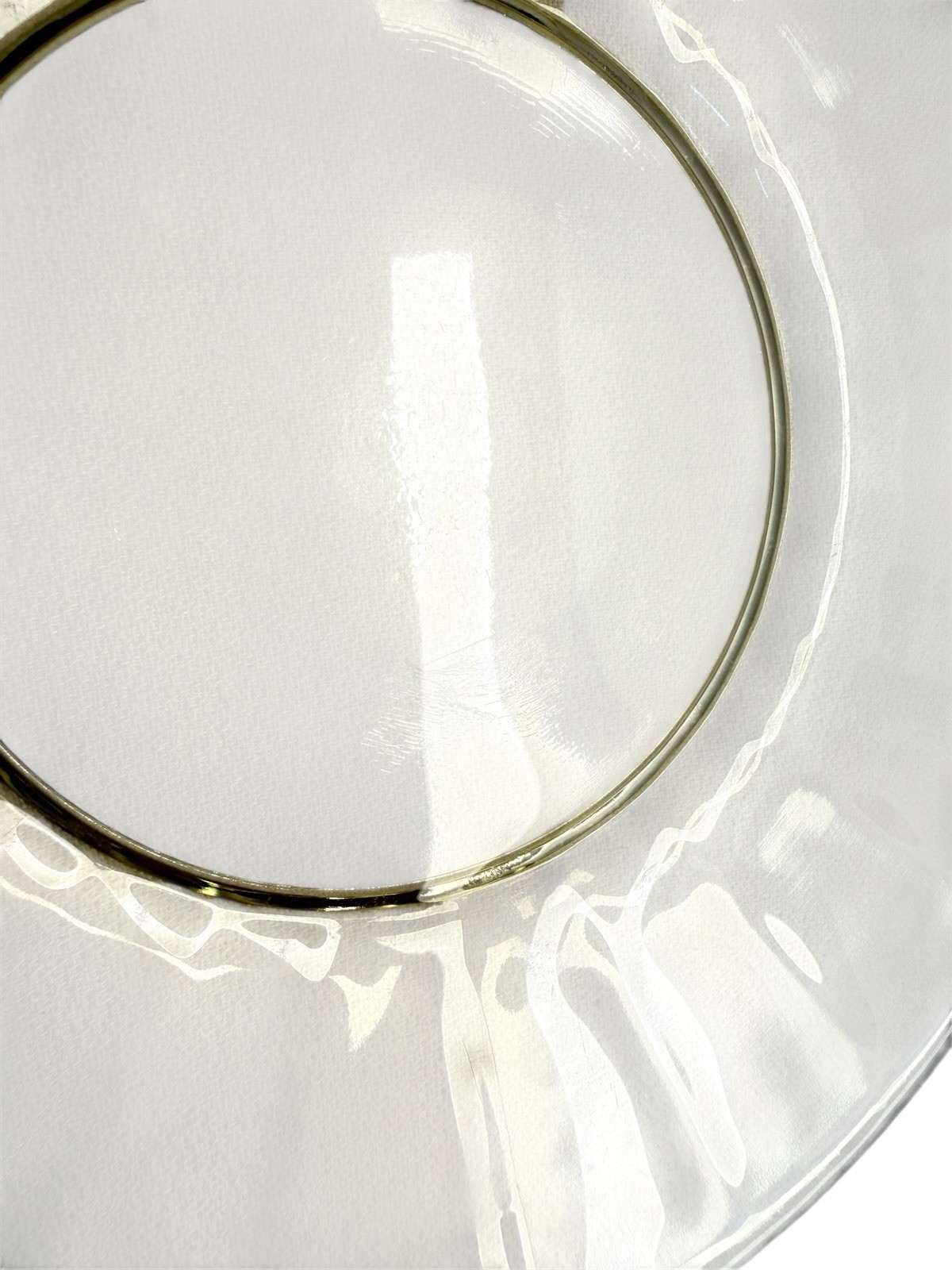 Vtg 1930s Fostoria Fairfax Topaz Yellow Glass Luncheon Plate Set of 6 8.25″ 2375
