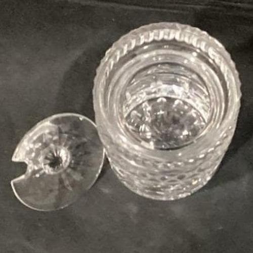 Waterford Crystal Alana Preserve Condiment Jar with Lid 4.25″