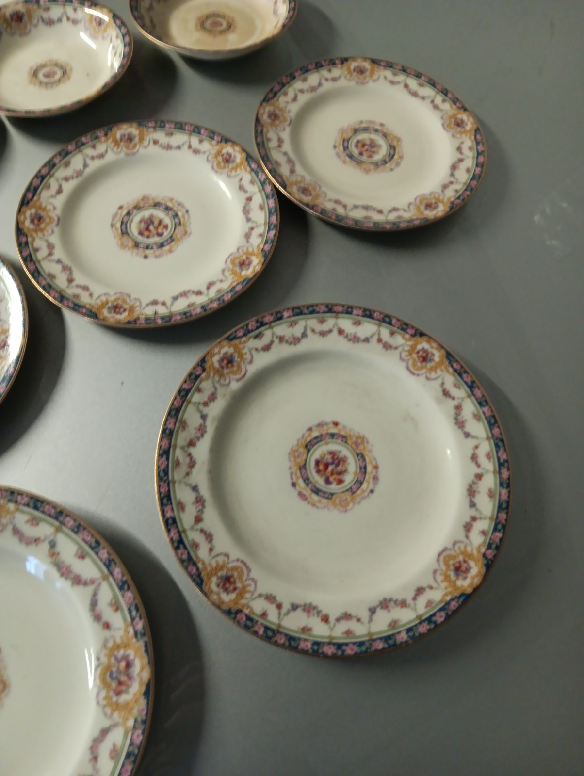 15 Theodore Haviland Limoges France China Small Plates Dishes Nr Mint Pompadour
