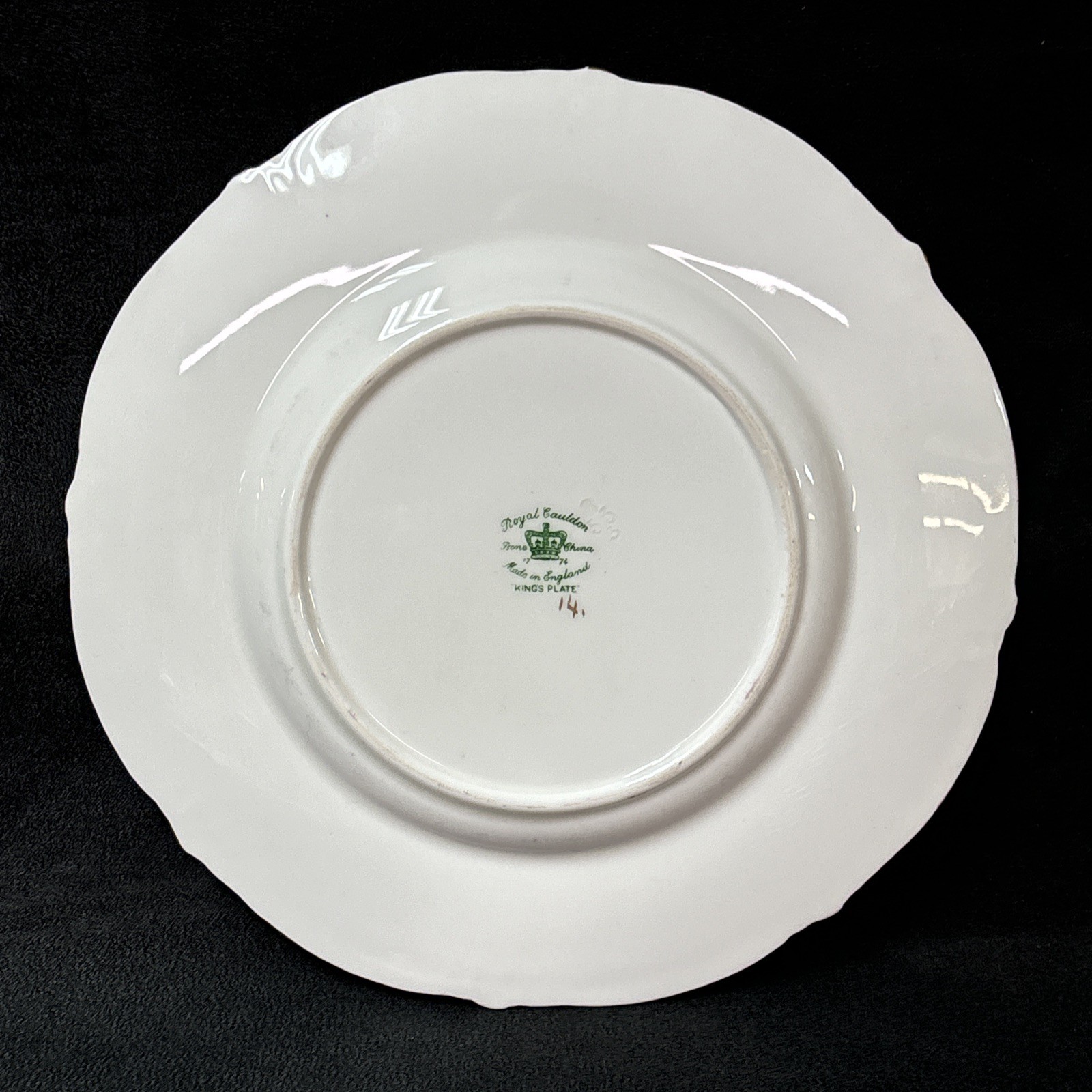 Royal Cauldon KINGS PLATE Salad Plate 8 1/8 Inches