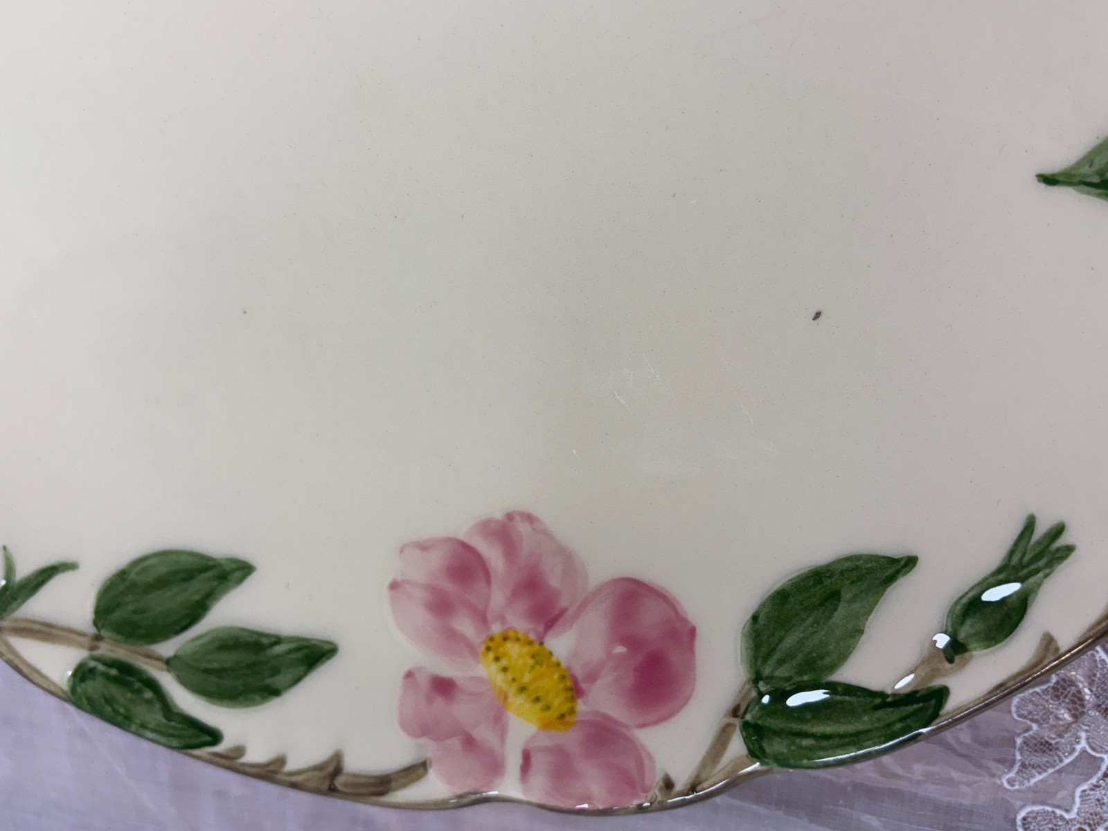 NEW-Vintage Franciscan- Dessert Rose- California -Serving Platter 11 3/4 inches