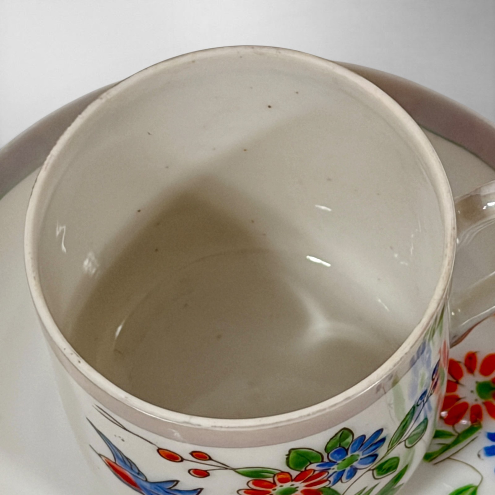 Vtg Crockery Importers Newington CT Occupied Japan Demitasse Cup Saucer Set (4)