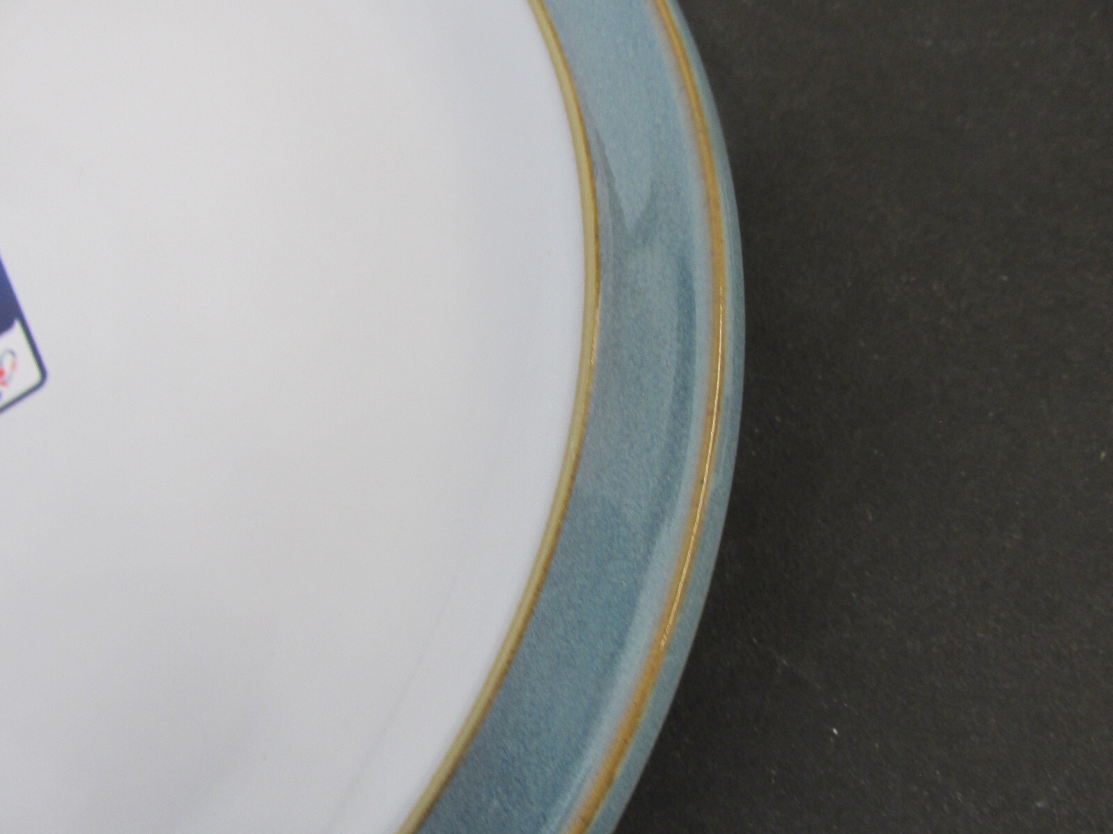 NEW DENBY 1 – 10 1/2 INCH DINNER PLATE 1 8 /3/4 SALAD PLATE ENGLAND AZURE