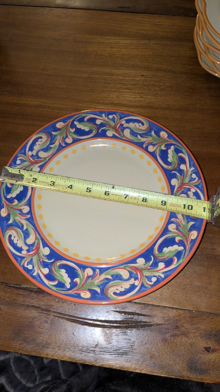 Pfaltzgraff Villa Della Luna Dinner Plate 11″ No Damage Nice Replacement