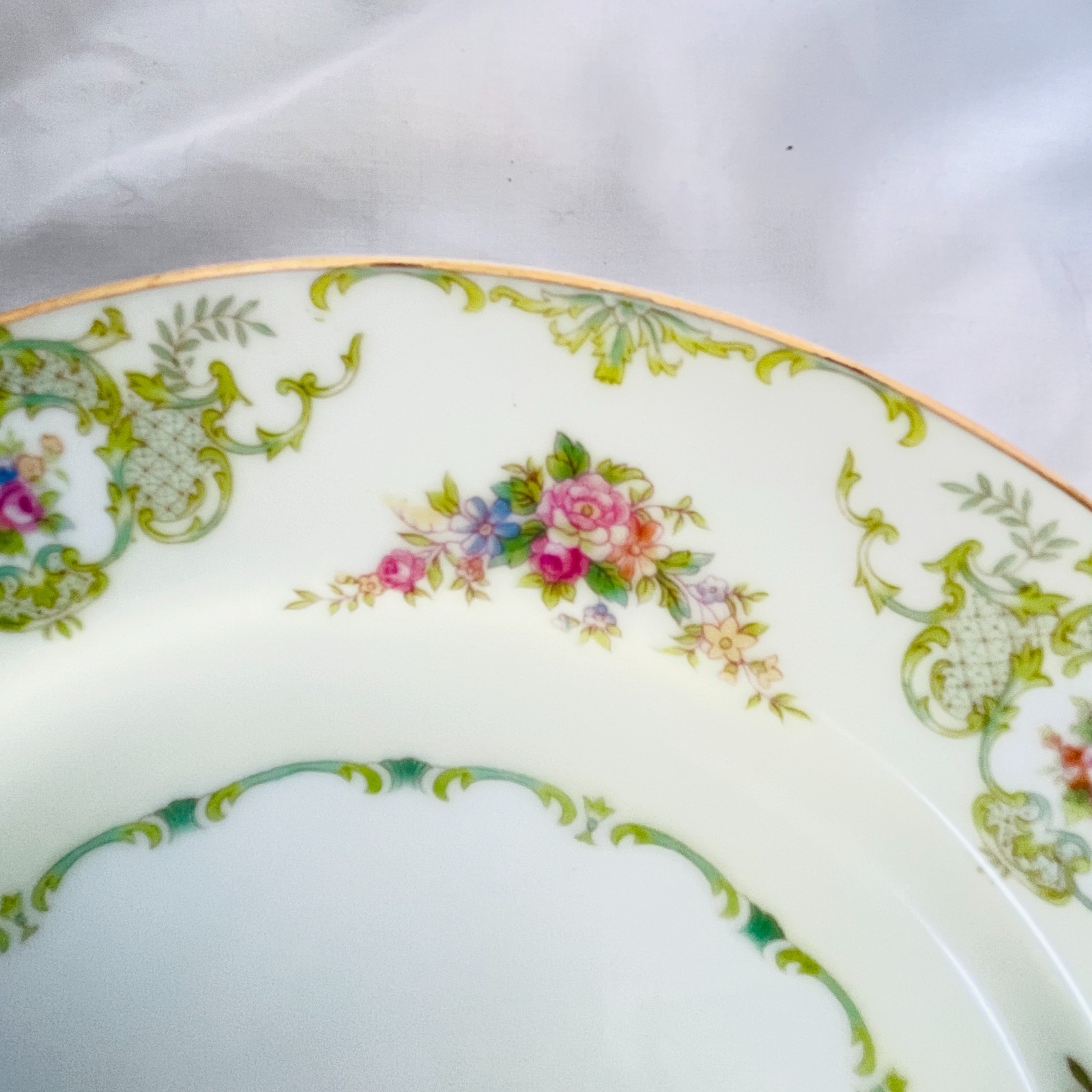 Vintage 1930s Noritake China “M” Glendola Dinner Plate Japan 12 available