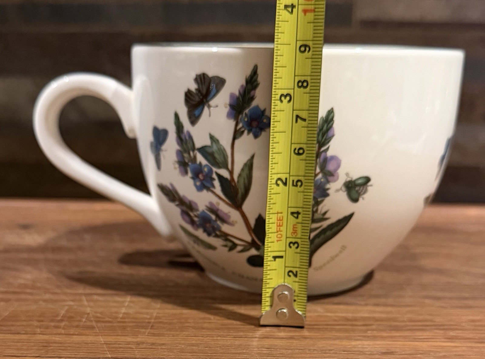Portmeirion Botanic Garden Veronica Chamaedrys Speedwell Jumbo Coffee Tea Cup