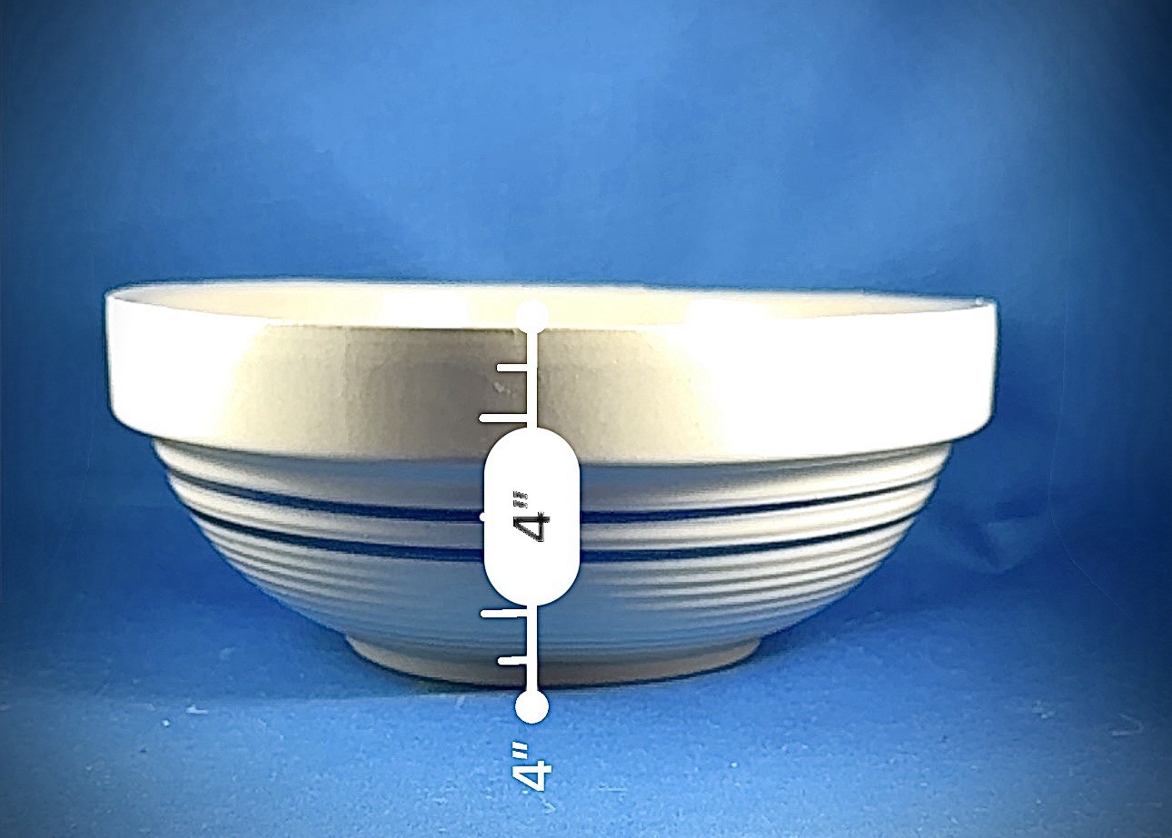 Vintage Dart, Inc. Friendship Stoneware Bowl Kiron Iowa Centennial 1899–1999 10”