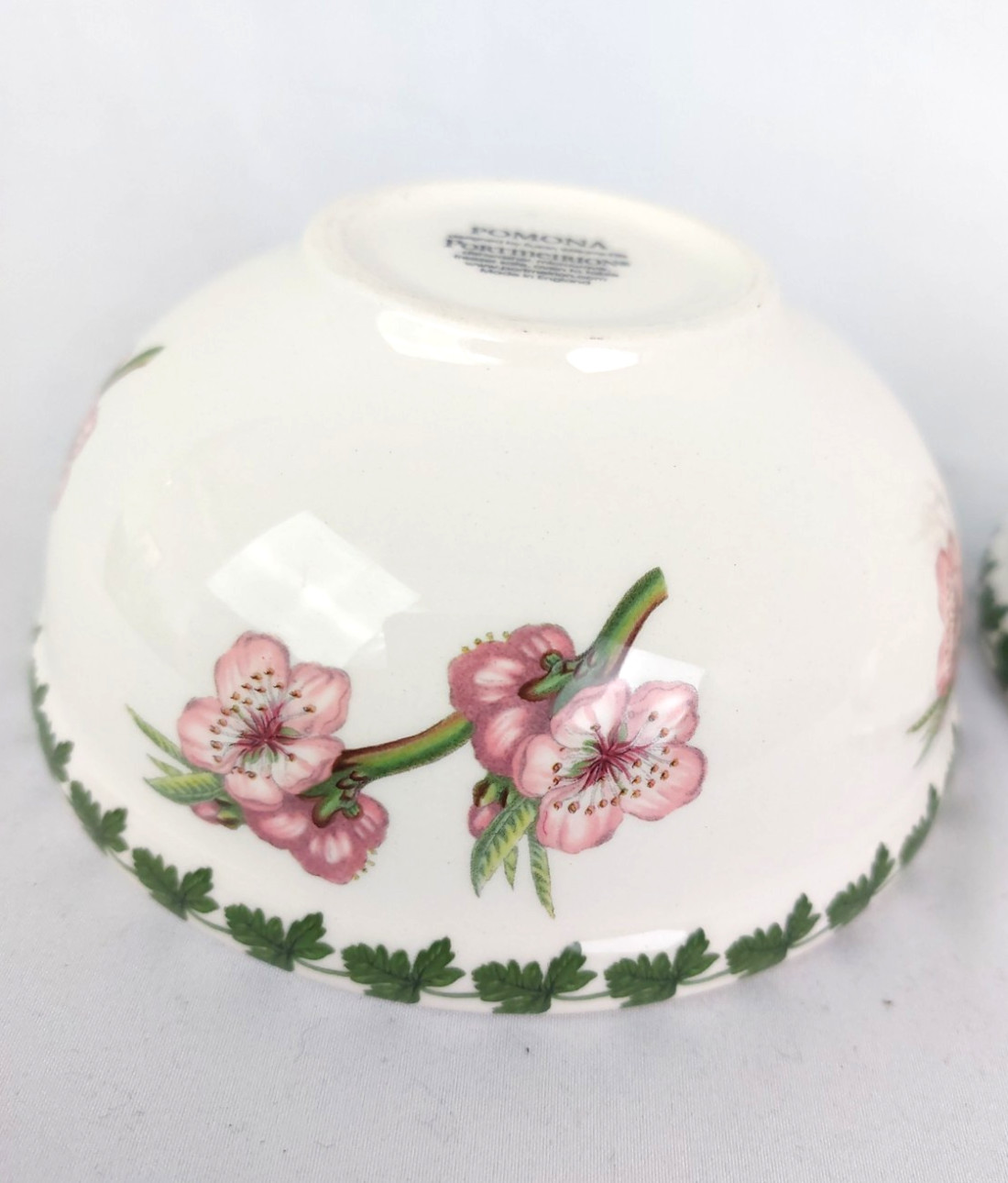 2 Portmeirion Pomona Individual Salad Dessert Fruit Bowls, Squash Pear, 5.5 In