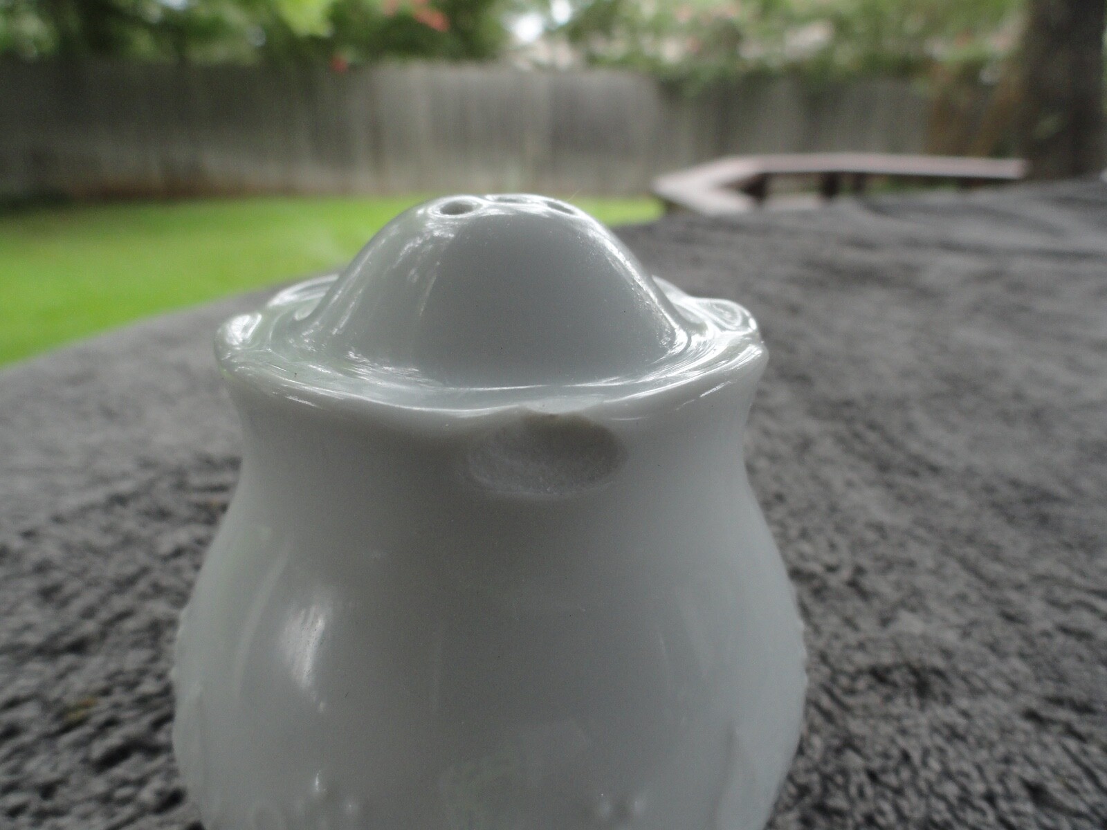 Dansk Ivy Embossed Fruit and Leaves White Pepper Shaker
