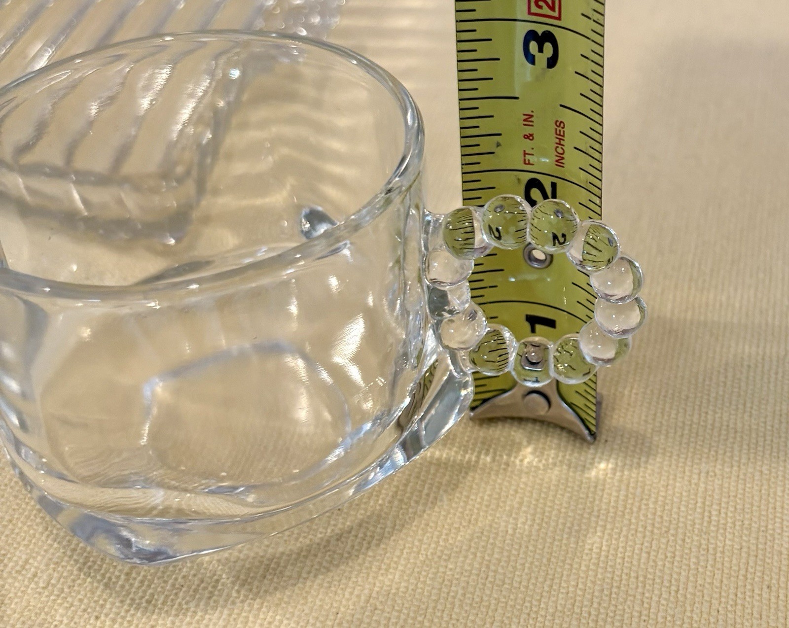 Vintage Glass Sip And Smoke Luncheon Snack Tray Nostalgia Home Decor