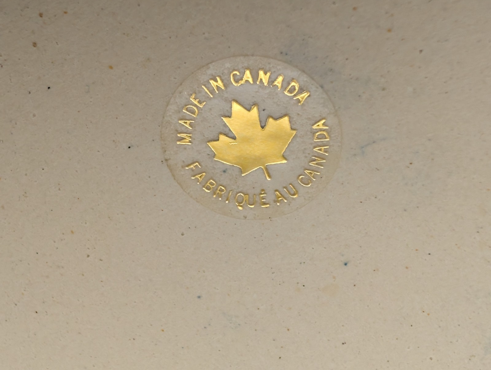 Hilborn Pottery Canada Matte Periwinkle Serving / Display Plate 10.5″