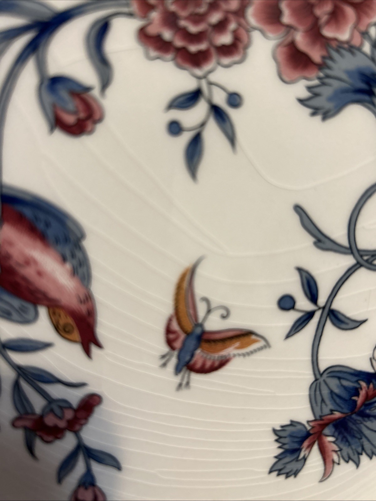 Wedgwood Williamsburg Potpourri Serving Platter 15.5 x 12 Has Crazing Buy*As Is*