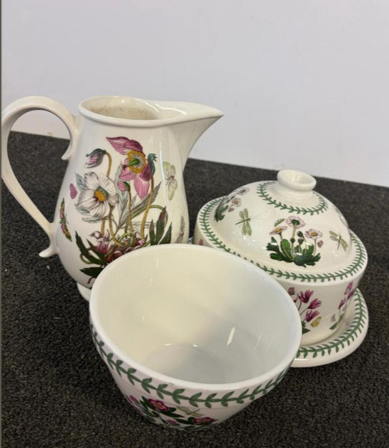 Vintage Portmeirion Botanic Garden 18 Piece Ceramic Tableware Set