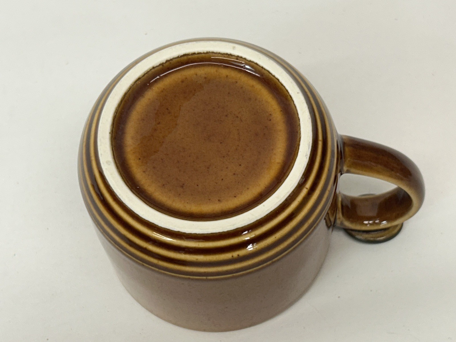 Vintage Lindt Stymeist Colorways Thumbprint Wheat Brown/ Blue Mug