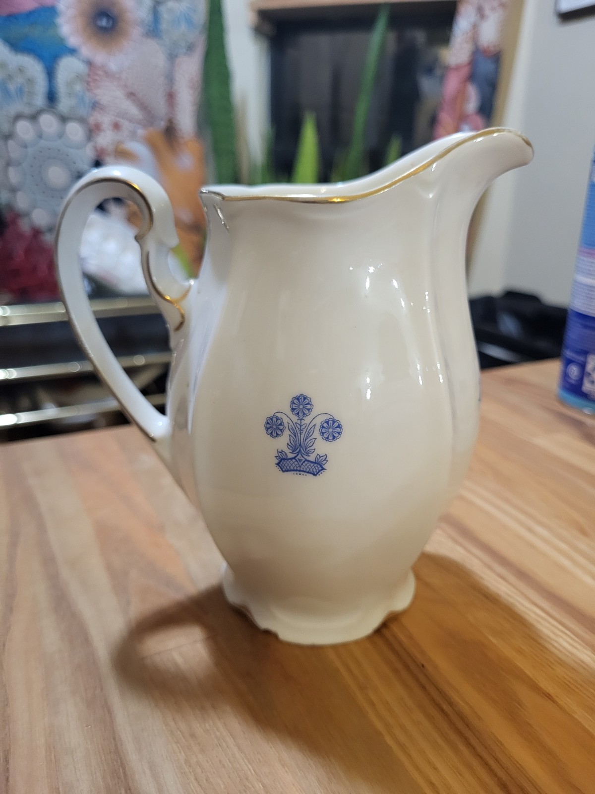 Vintage Bohemia porcelain Pitcher Antoinette, Czechoslovakia