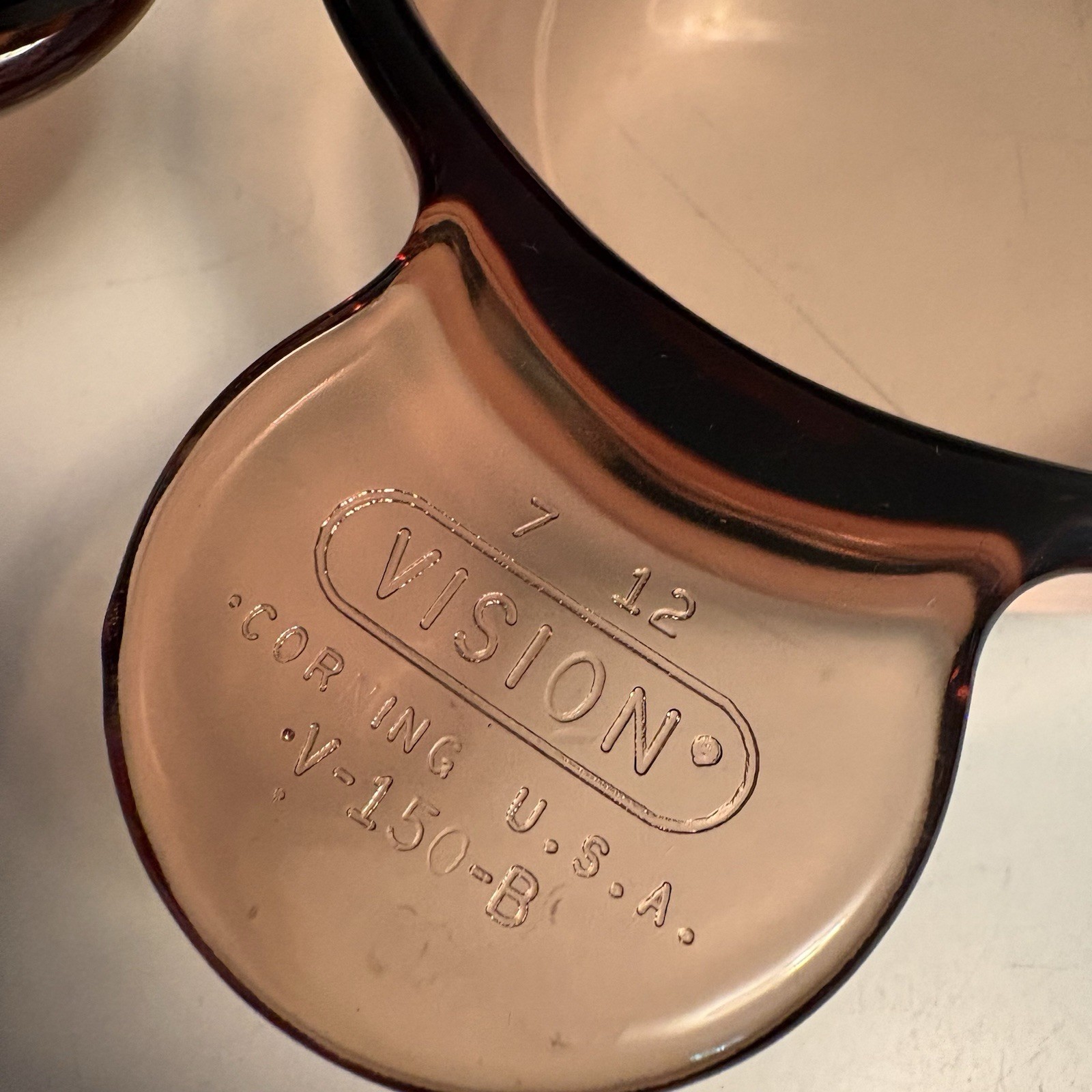 Set of 2 Corning Ware Visions Grab It Round Bowls V-150-B with P-150C Glass Lids