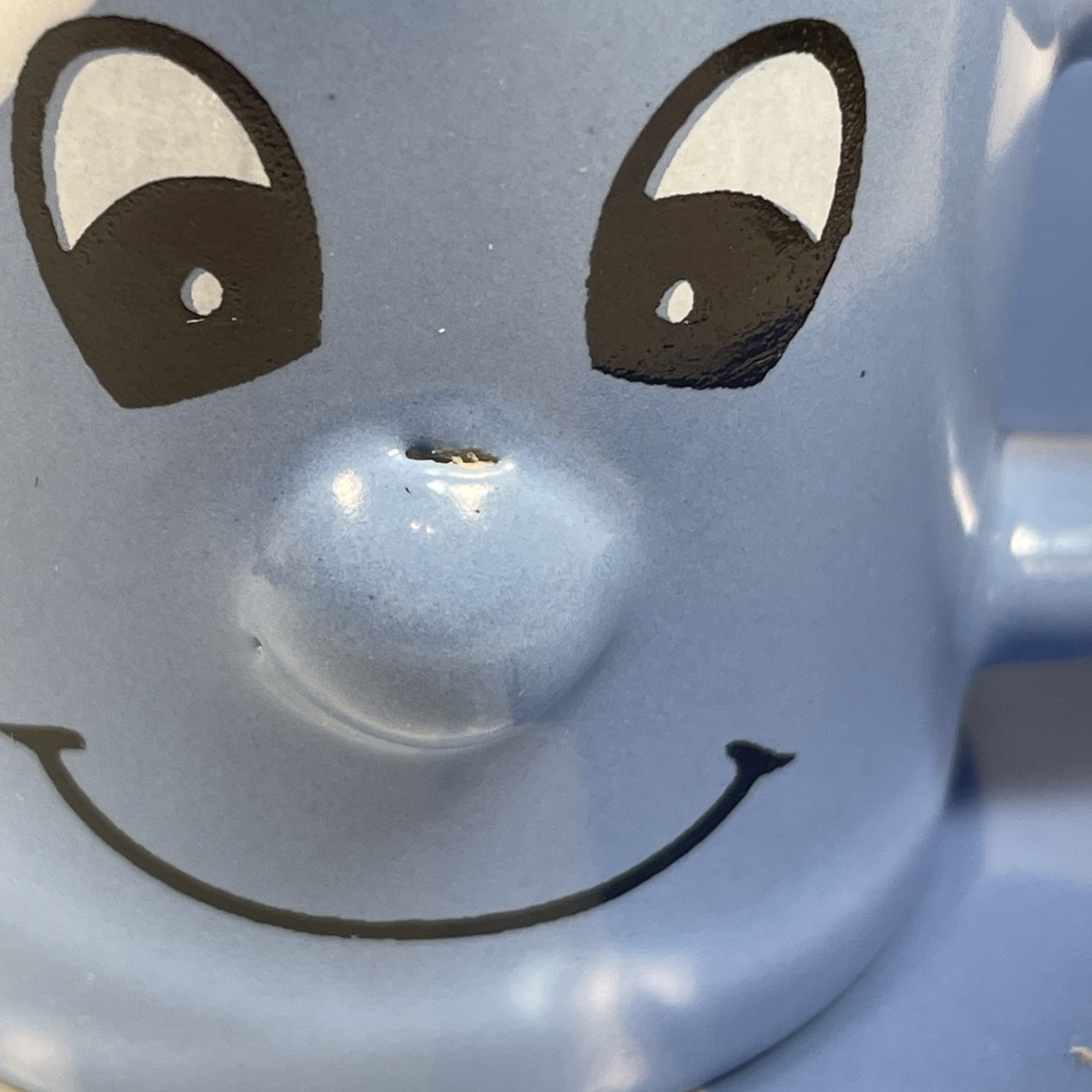 Funny Face Espresso Demitasse Coffee Mugs~Matching Saucers Ceramic 2.25” Kitschy