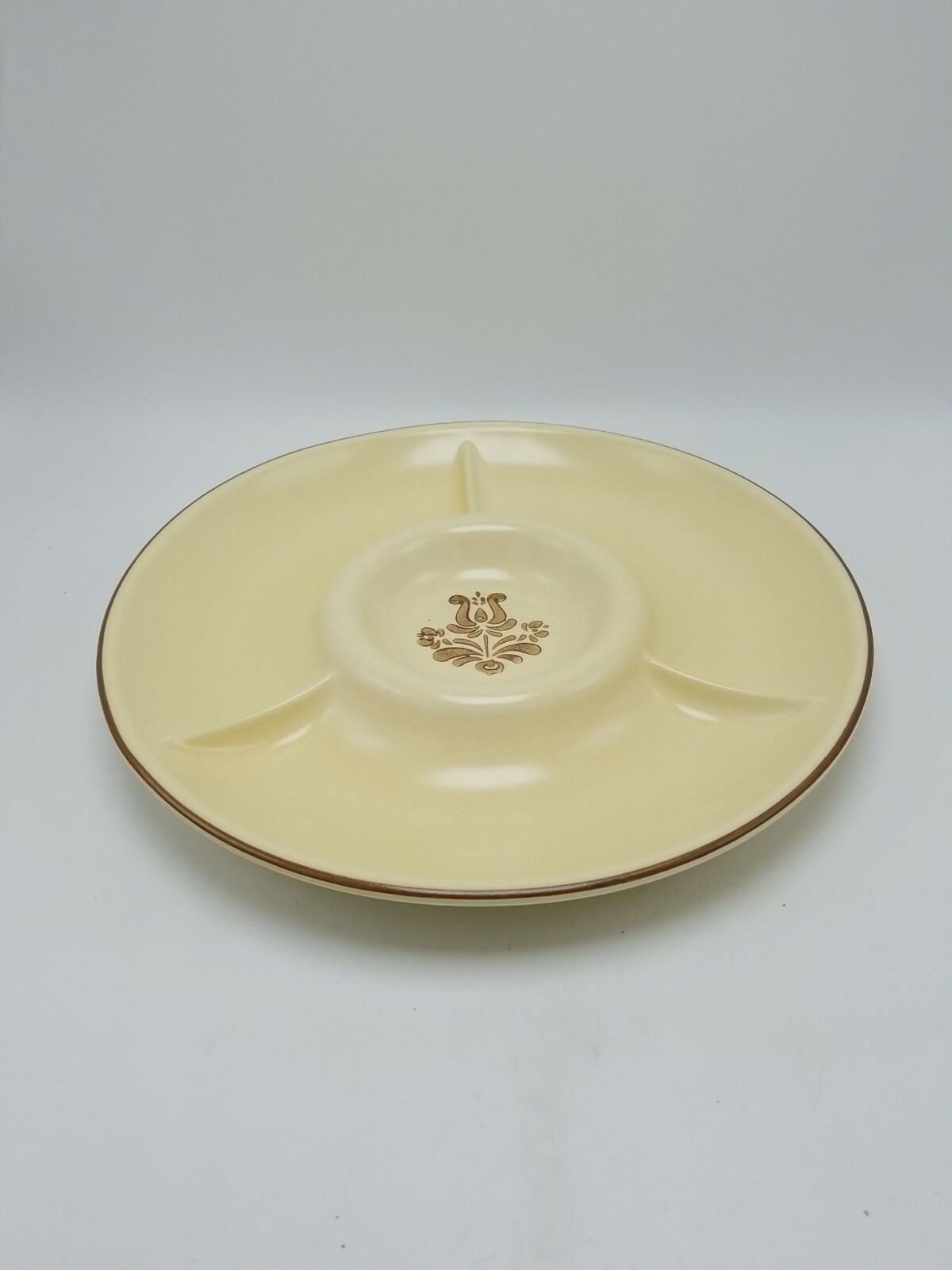 Pfaltzgraff “Village” 4 Part – Round Relish Tray – 12 Inch