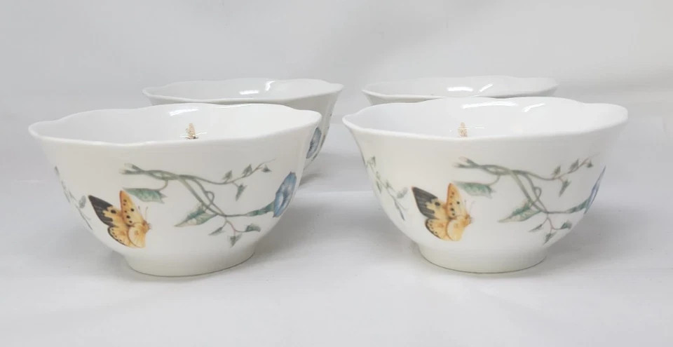 Lenox Butterfly Meadow Rice Bowls 5-5/8″ – Set of 4 NWT