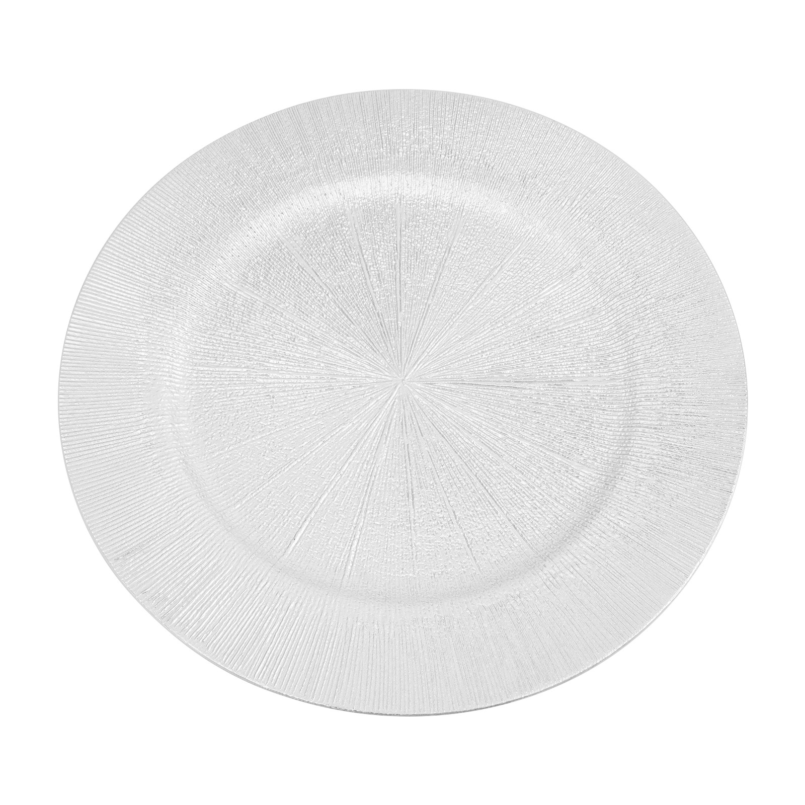 100 Pieces PP Charger Plates 33cm Charger Plates Set Party Round Charger Plates