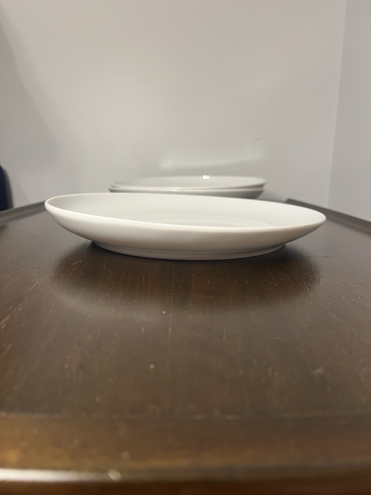 Set Of 3 Crate & Barrel Kahla Madison Asymmetrical 10 1/4” Dinner Plates