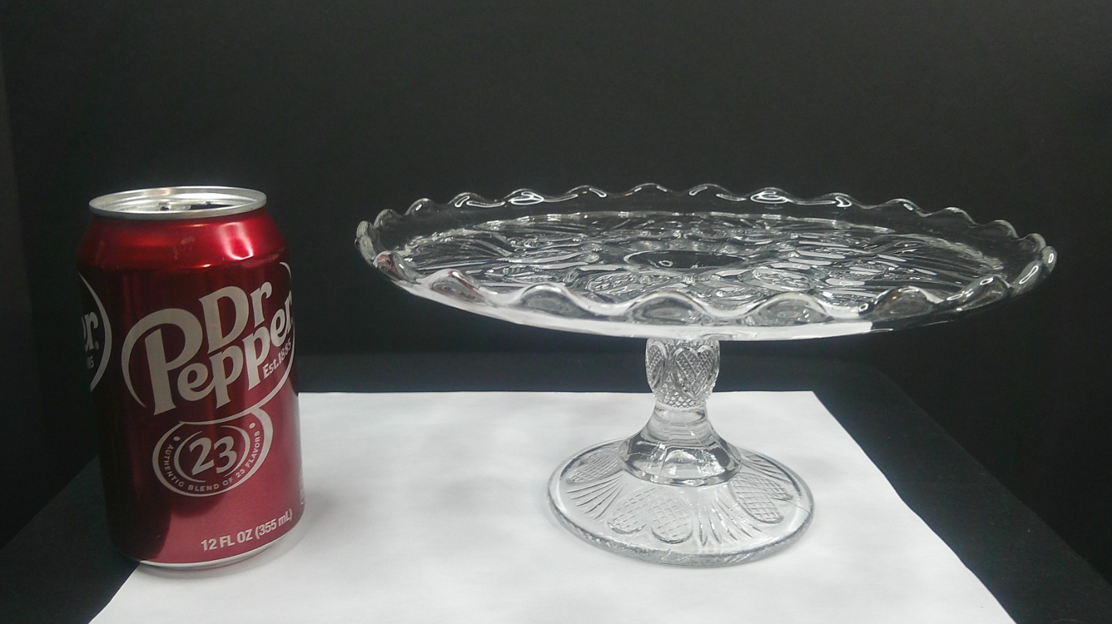 Bryce, Higbee Glass Co, EAPG, Cake Stand, Beaunot, USA, c 1899, ExCd
