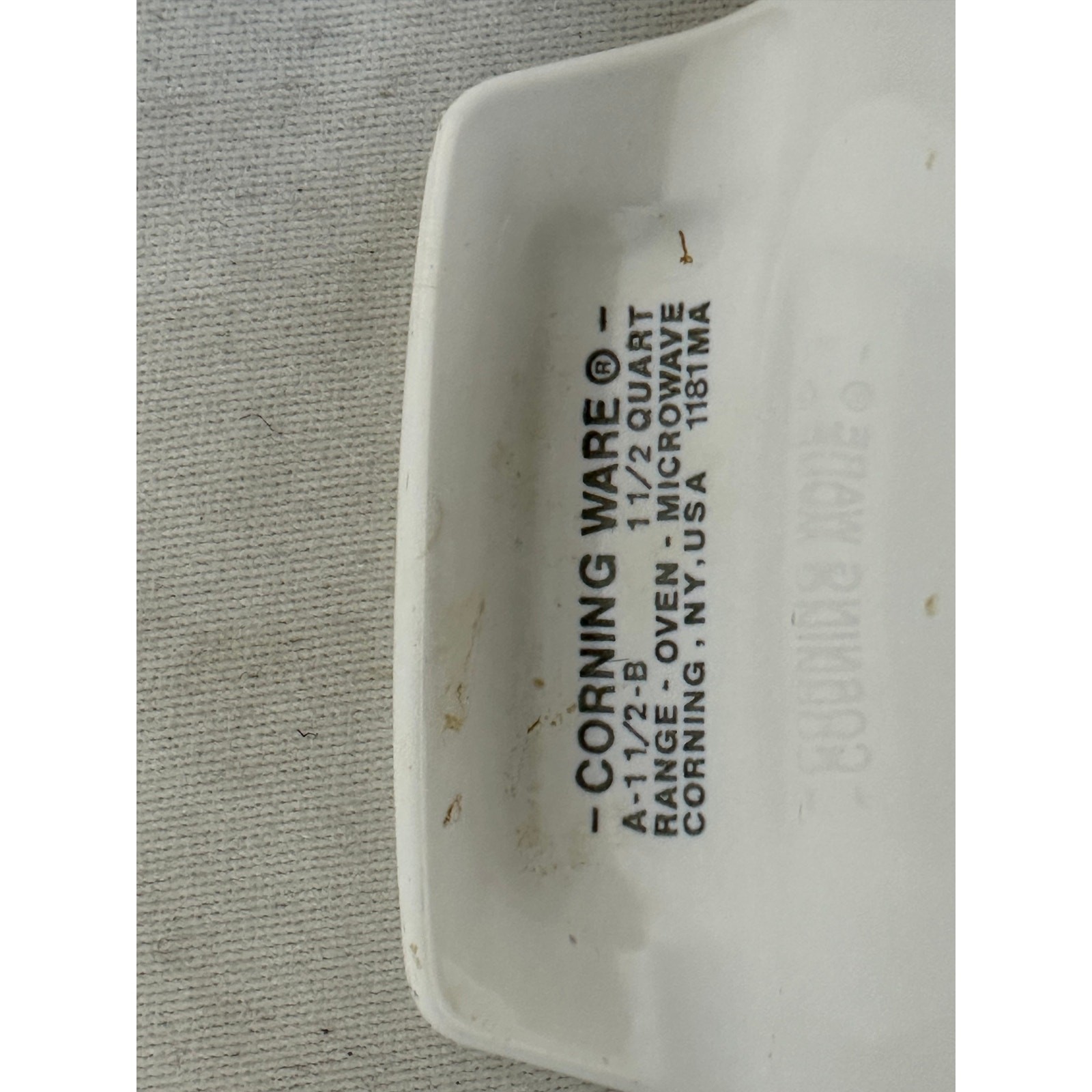 Vintage Coming Ware A-1 1/2-B Spice of Life 1.5 Qt Casserole Dish with Lid